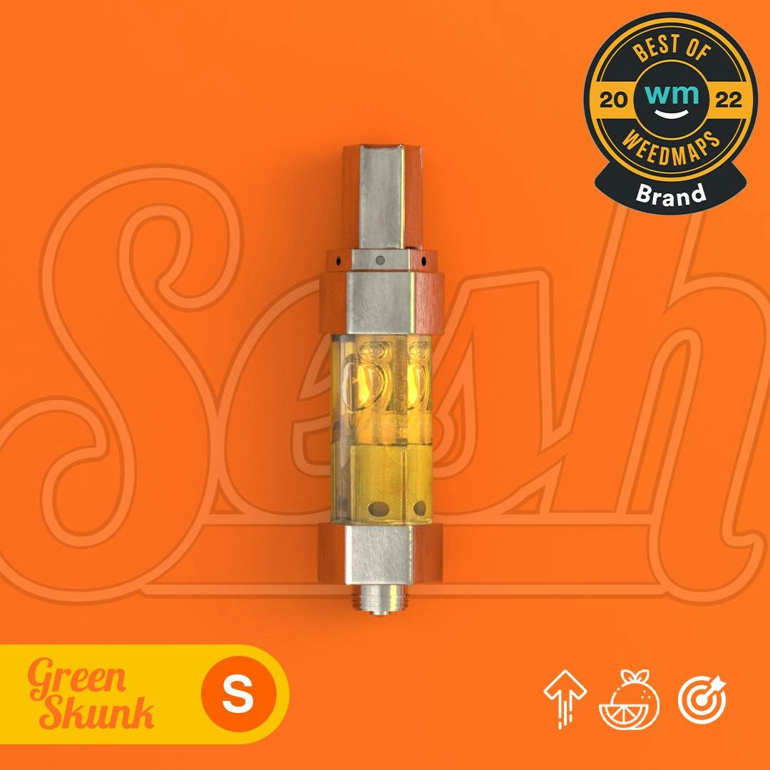 Sesh Cartridge (500mg) - Green Skunk - image 1
