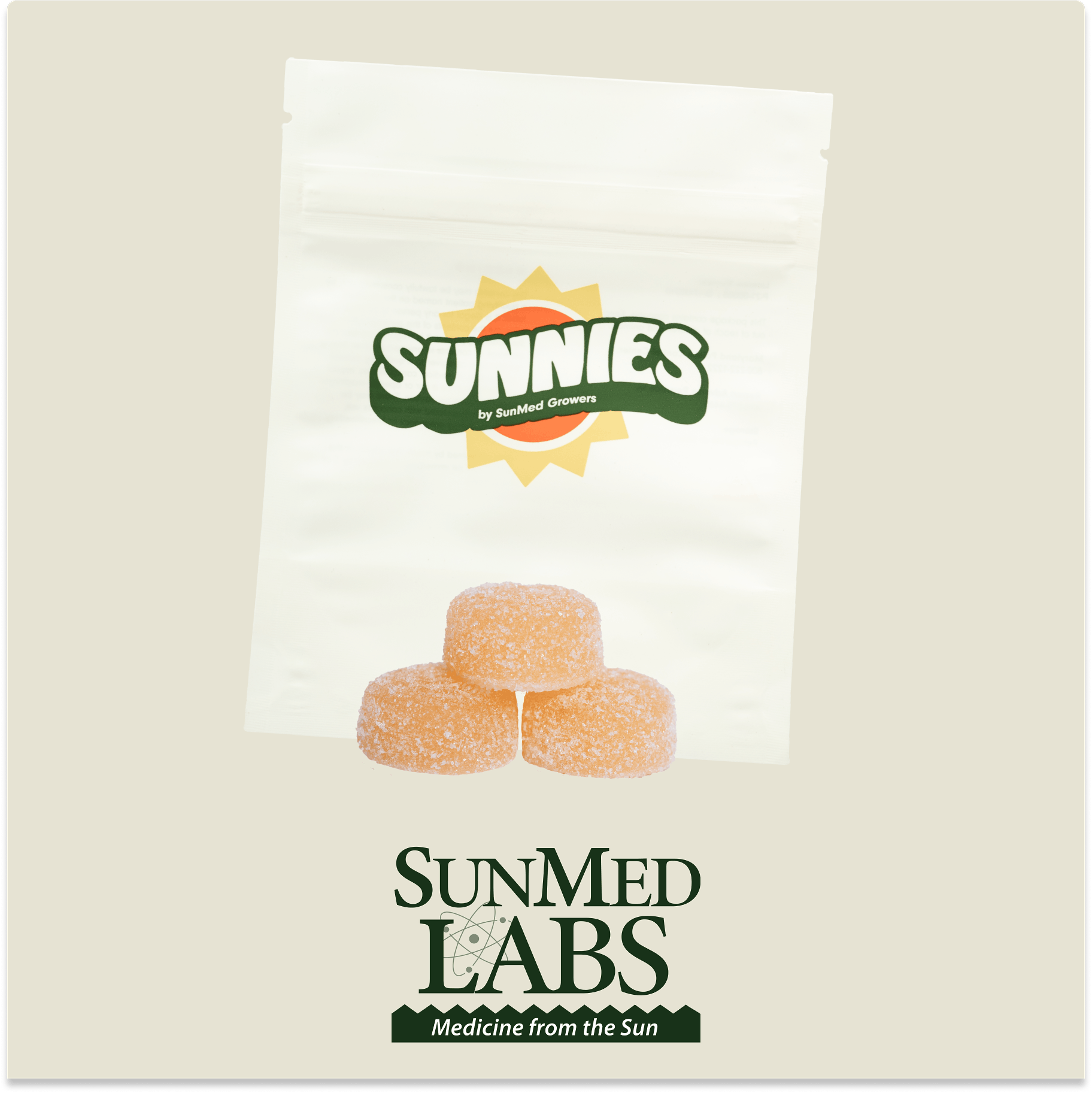 Orange Gummies Edible 100mg - image 3
