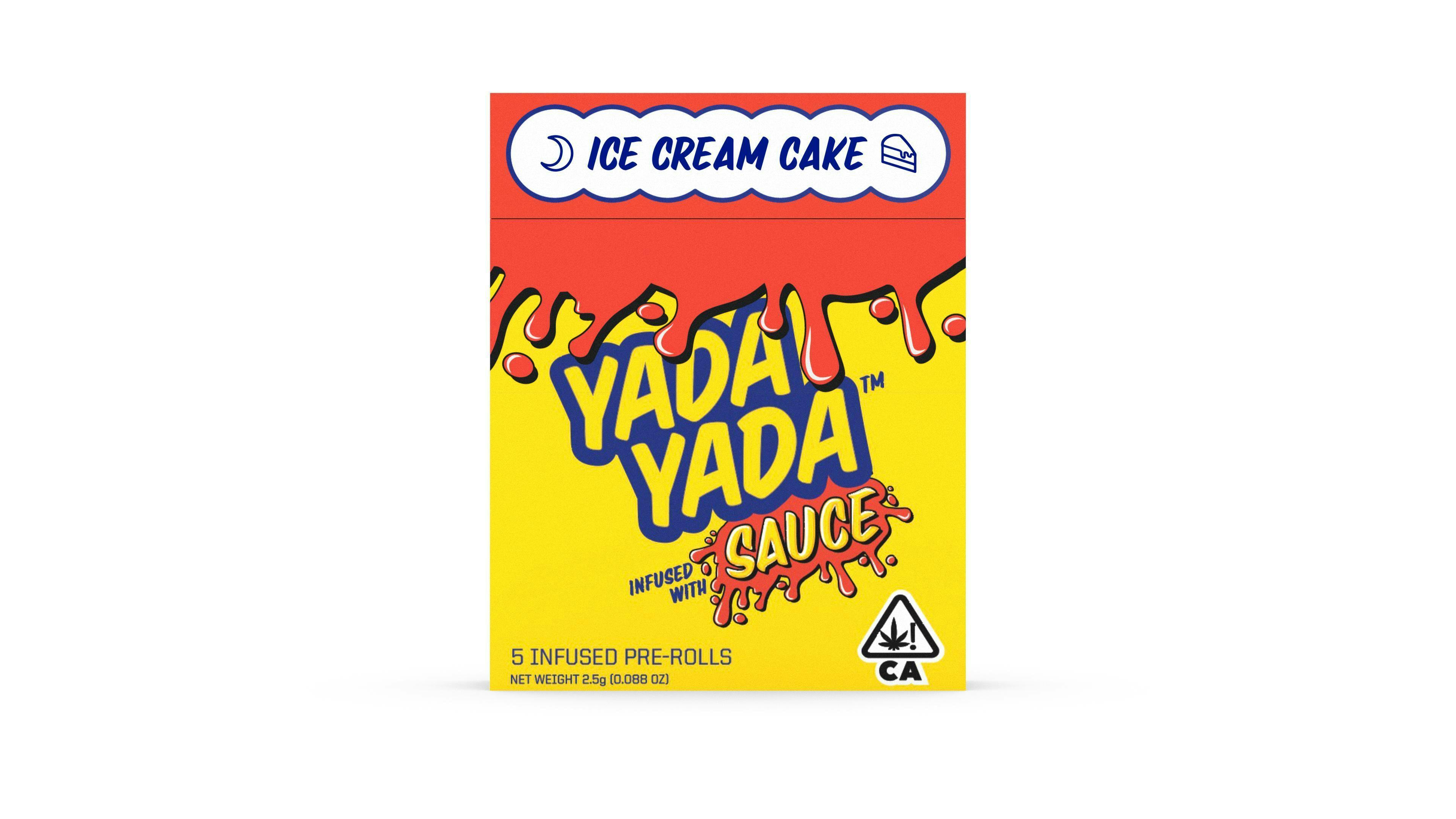 Yada Yada - Ice Cream Cake 2.5g Prerolls Infused - image 1