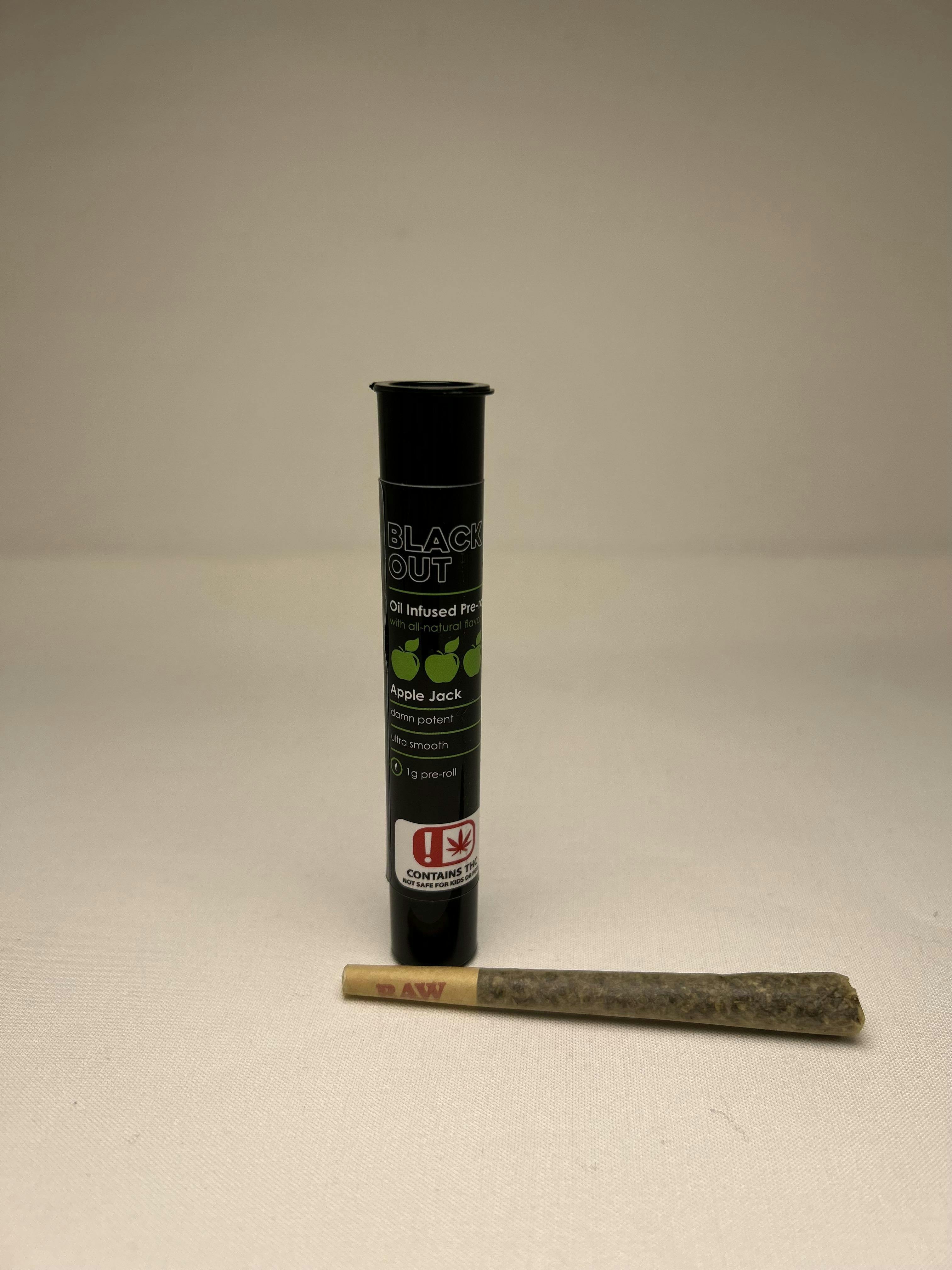 Black Out - Infused Preroll - Apple Jack - 1g - image 1