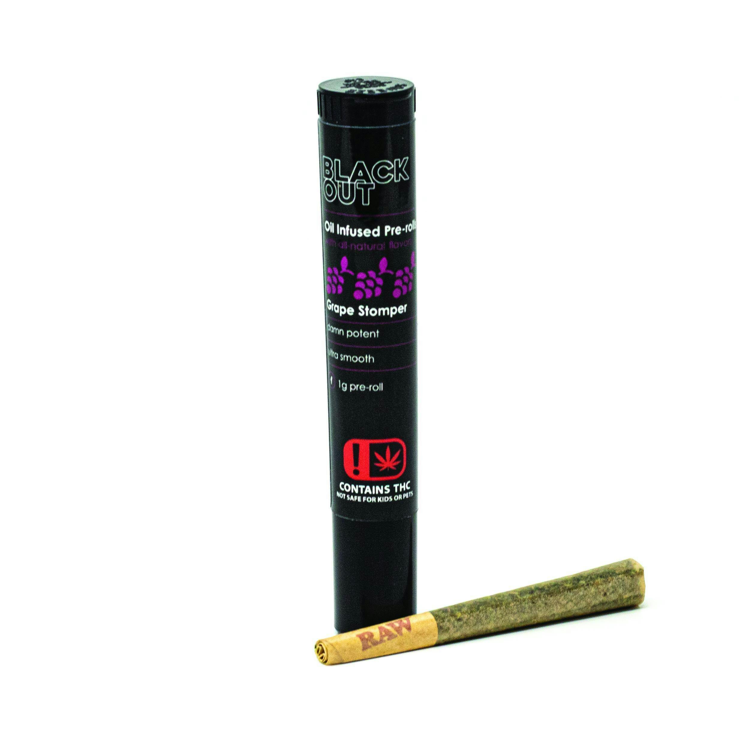 Black Out - Infused Preroll - Grape Stomper - 1g - image 1