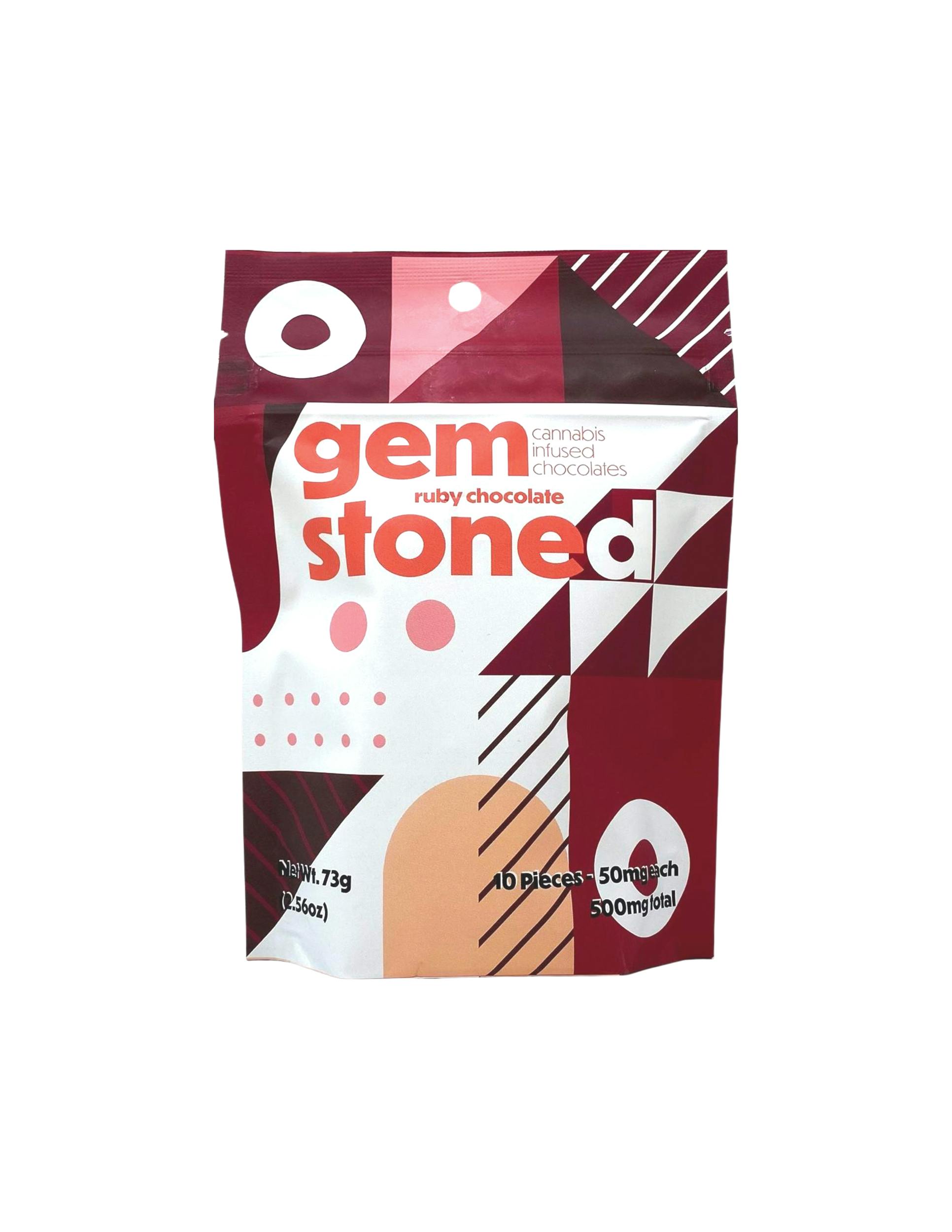 Gem Stoned Ruby Chocolate - 500mg - image 1