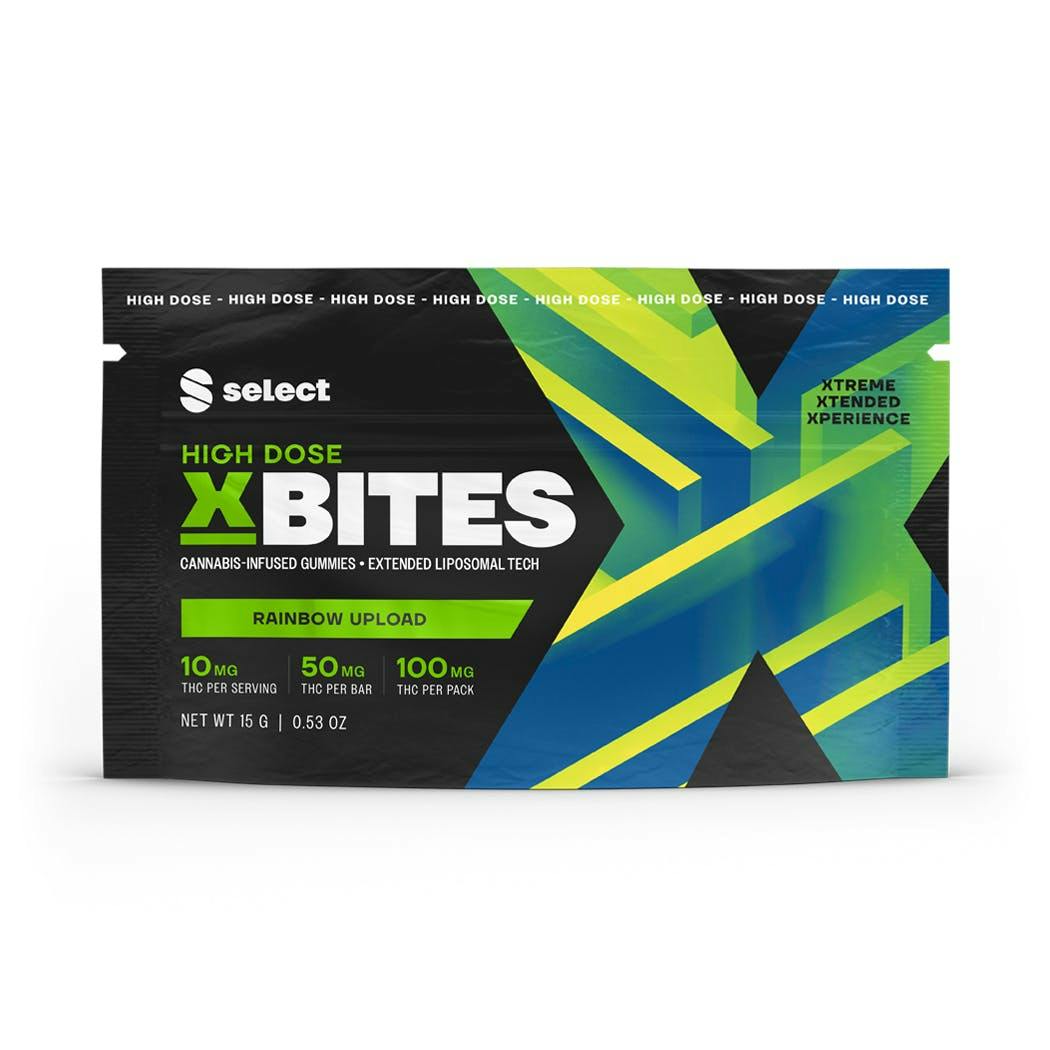 Rainbow Upload X Bites High Dose 2pk (100mg total) - image 1