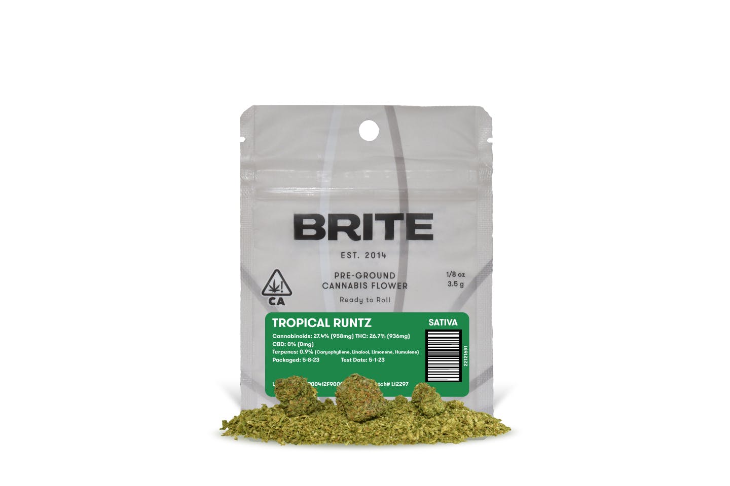 Tropical Runtz - Flower Pre-Ground by Brite - image 1