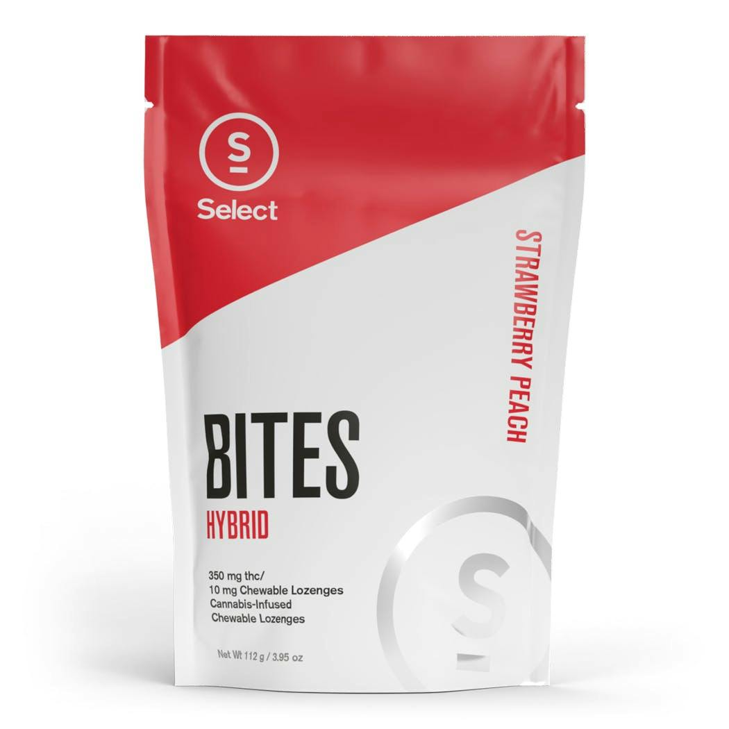 Strawberry Peach Medical Classic Bites 10pk (350mg) | Hybrid - image 1