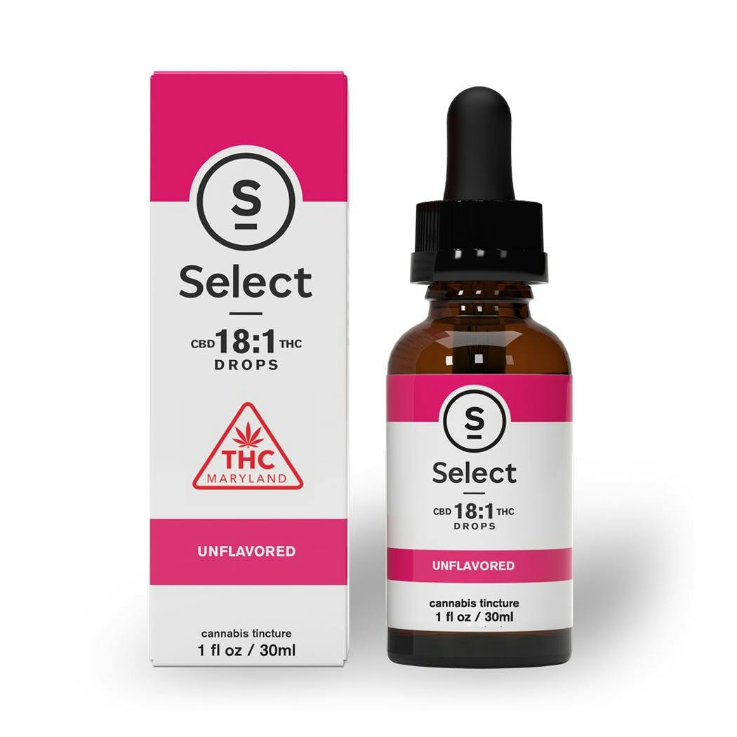 Ratio Unflavored Drops 18:1 CBD:THC Tincture - image 1