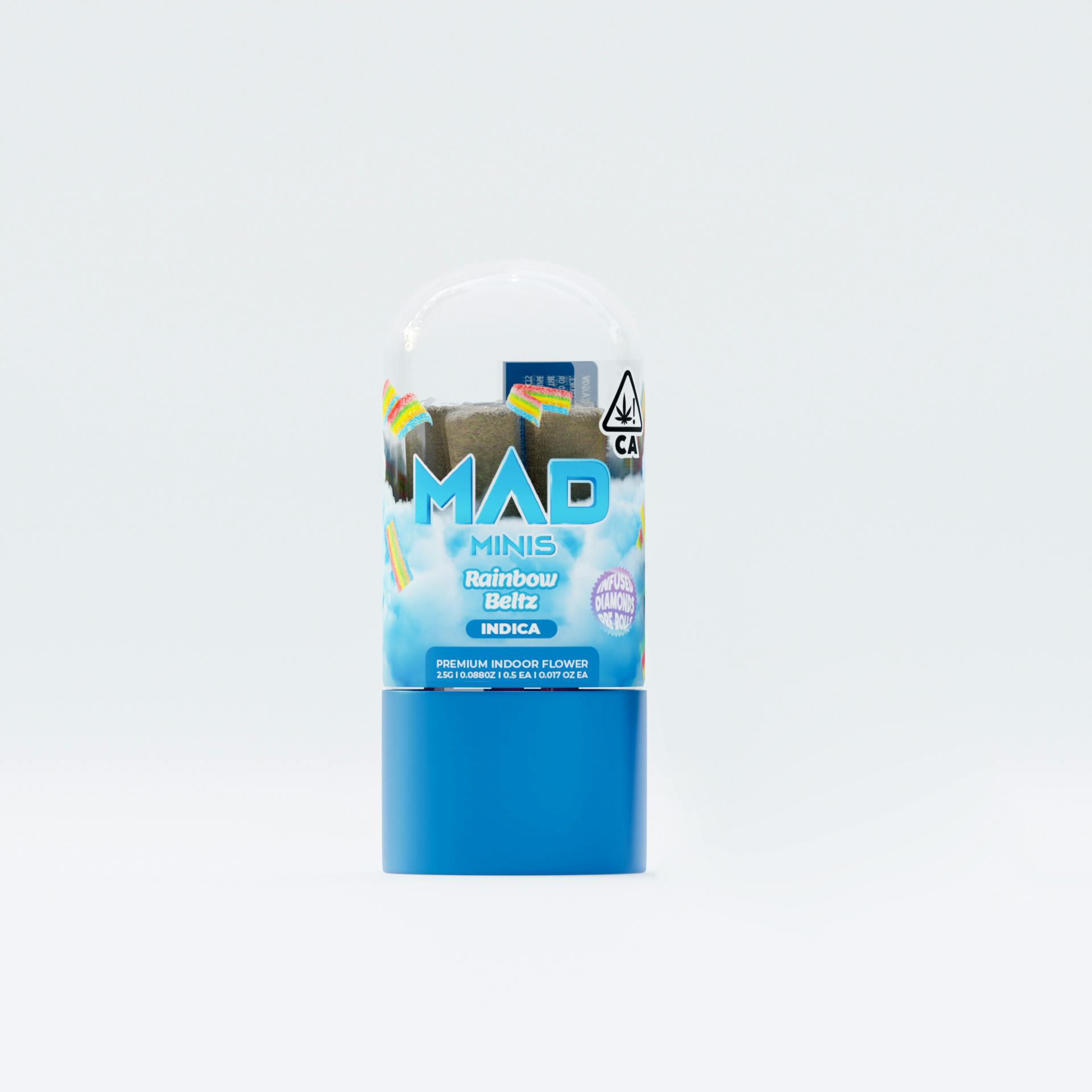 Mad Labs - Rainbow Beltz - 5 Pre Roll Mad Minis - 2.5G - image 1