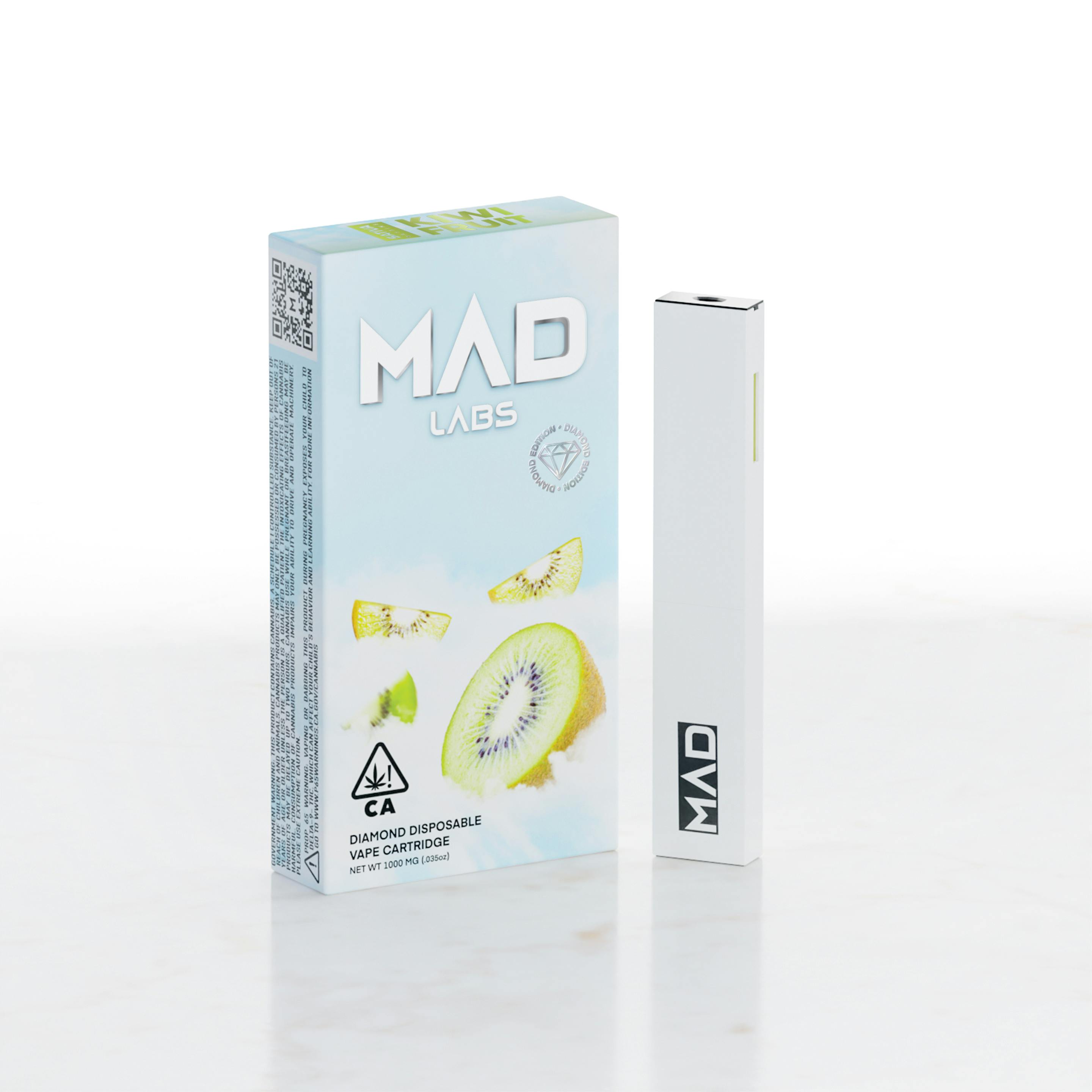 Mad Labs - Kiwi Fruit - Disposable Diamond Edition 1G - image 1
