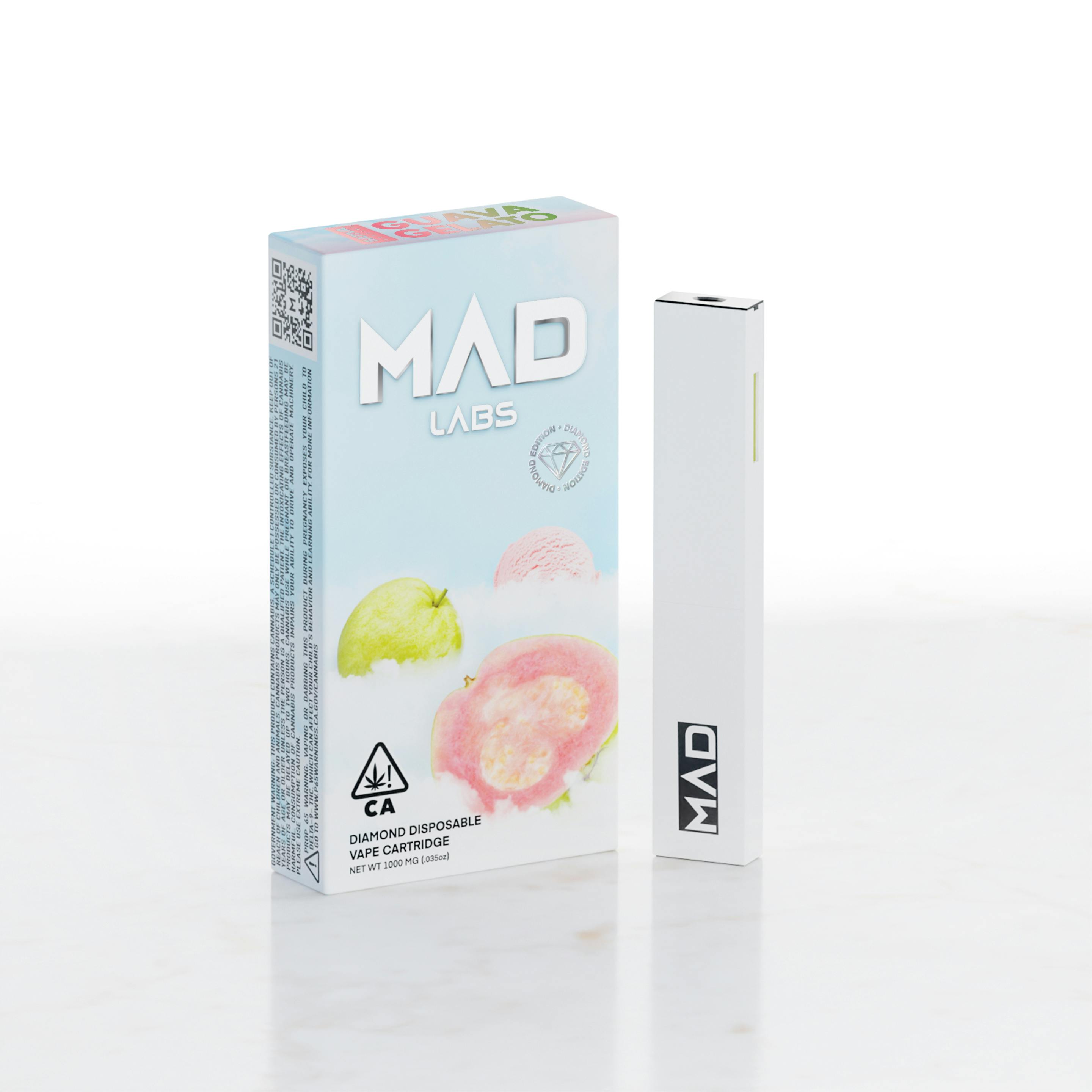 Mad Labs - Guava Gelato - Disposable Diamond Edition 1G - image 1