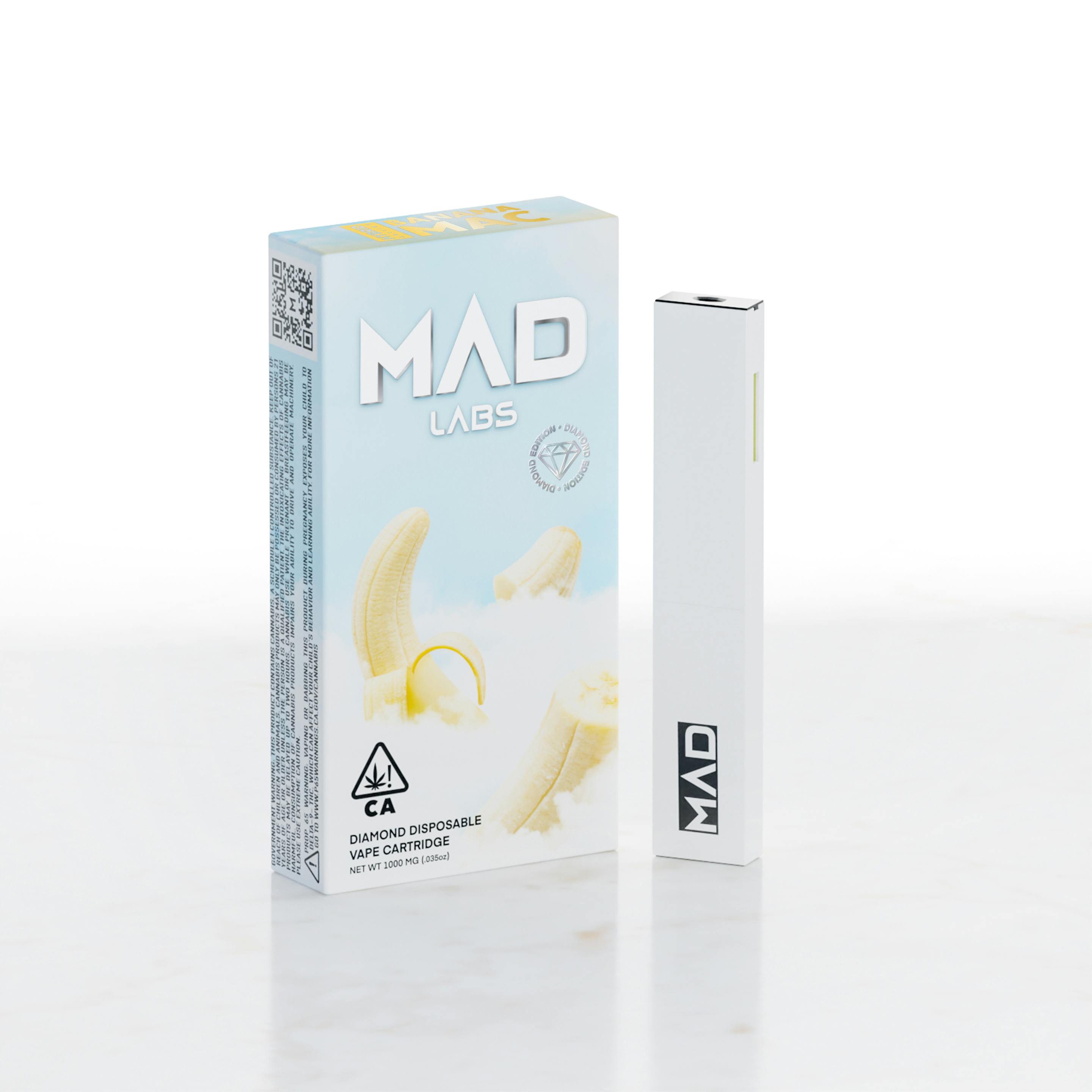 Mad Labs - Banana Mac - Disposable Diamond Edition 1G - image 1