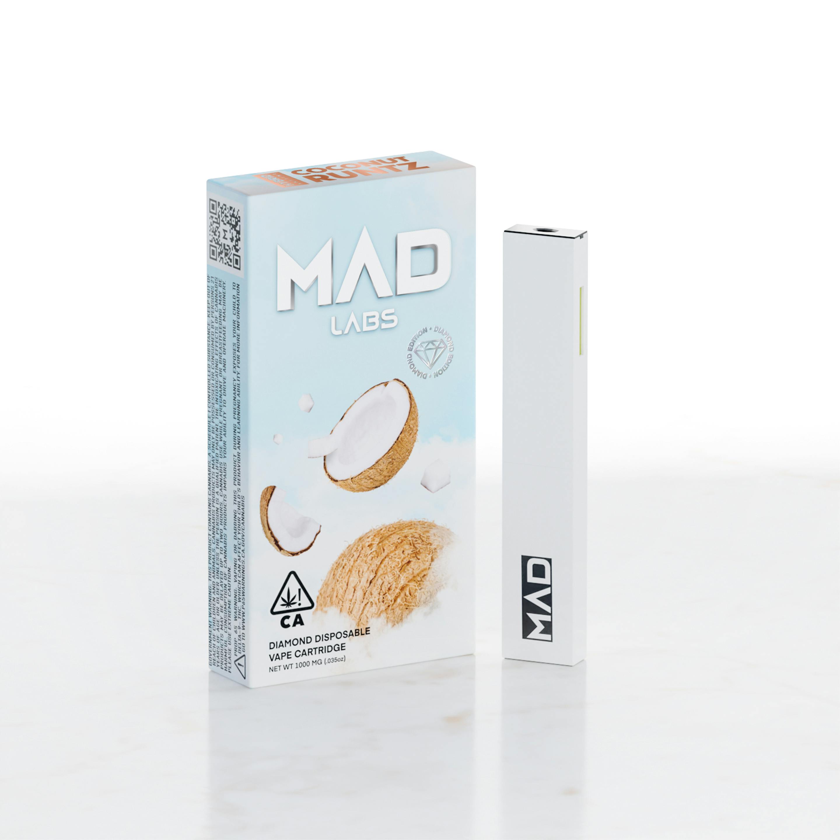 Mad Labs - Coconut Runtz - Disposable Diamond Edition 1G - image 1