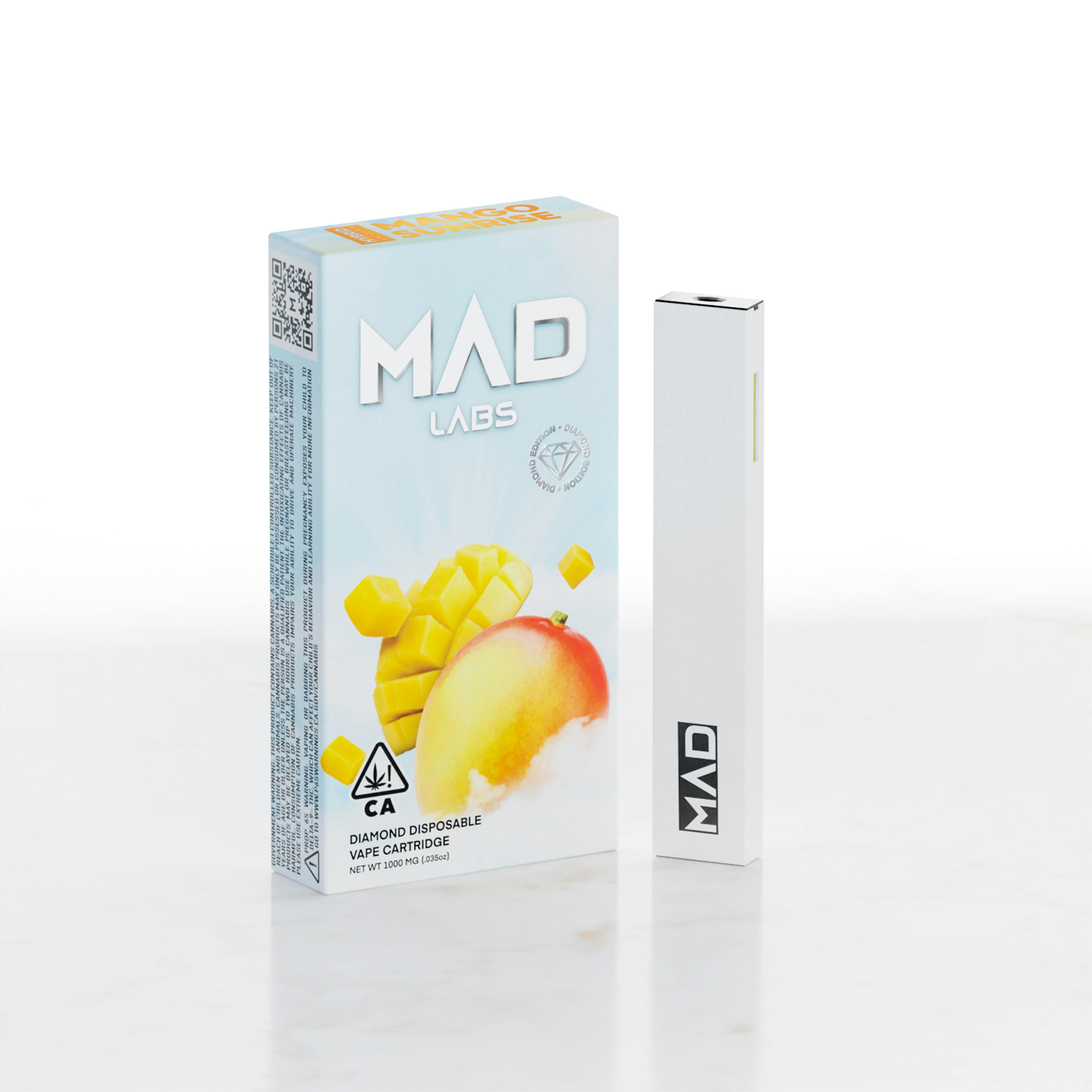 Mad Labs - Mango Sunrise - Disposable Diamond Edition 1G - image 1