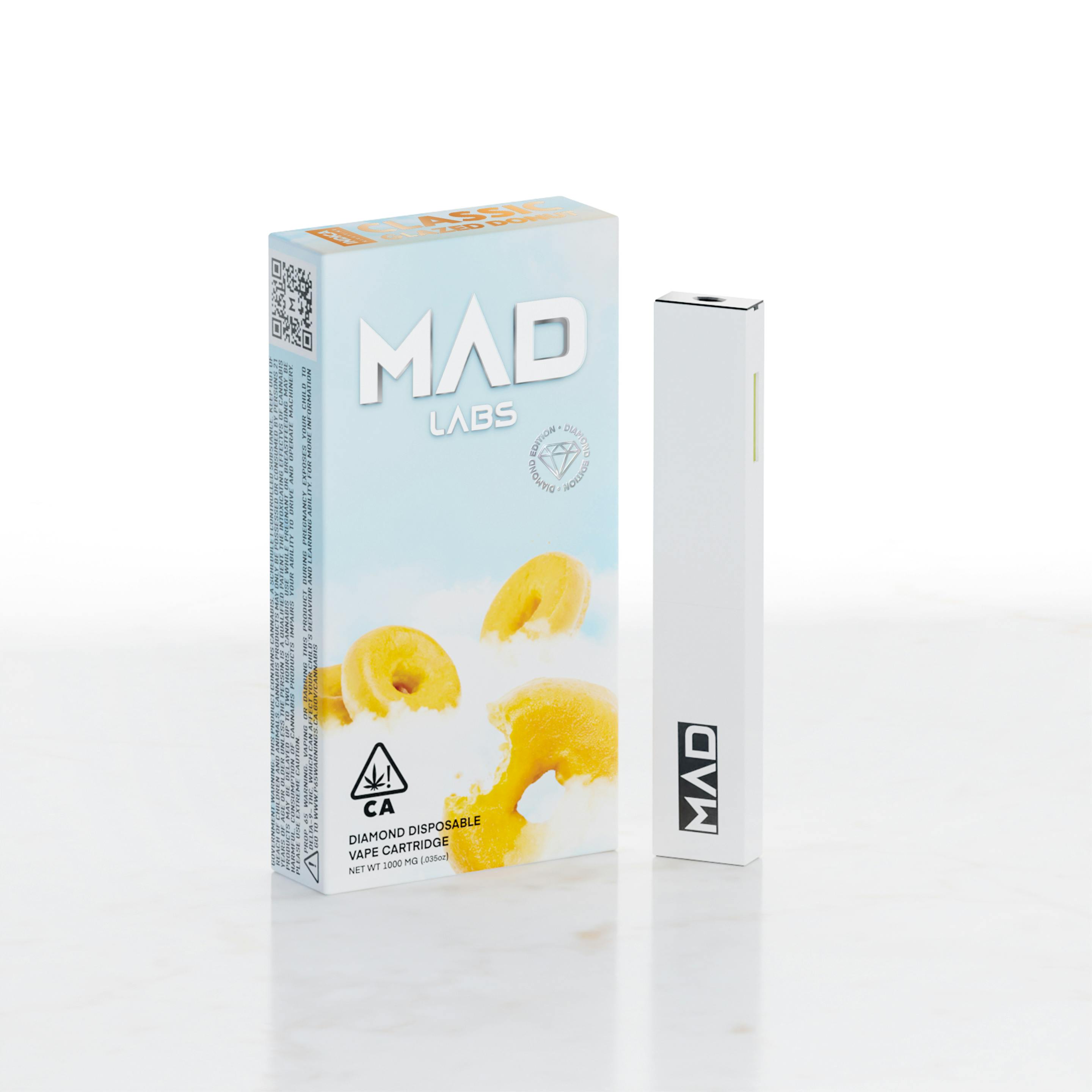 Mad Labs - Classic Glazed Donut - Disposable Diamond Edition 1G - image 1