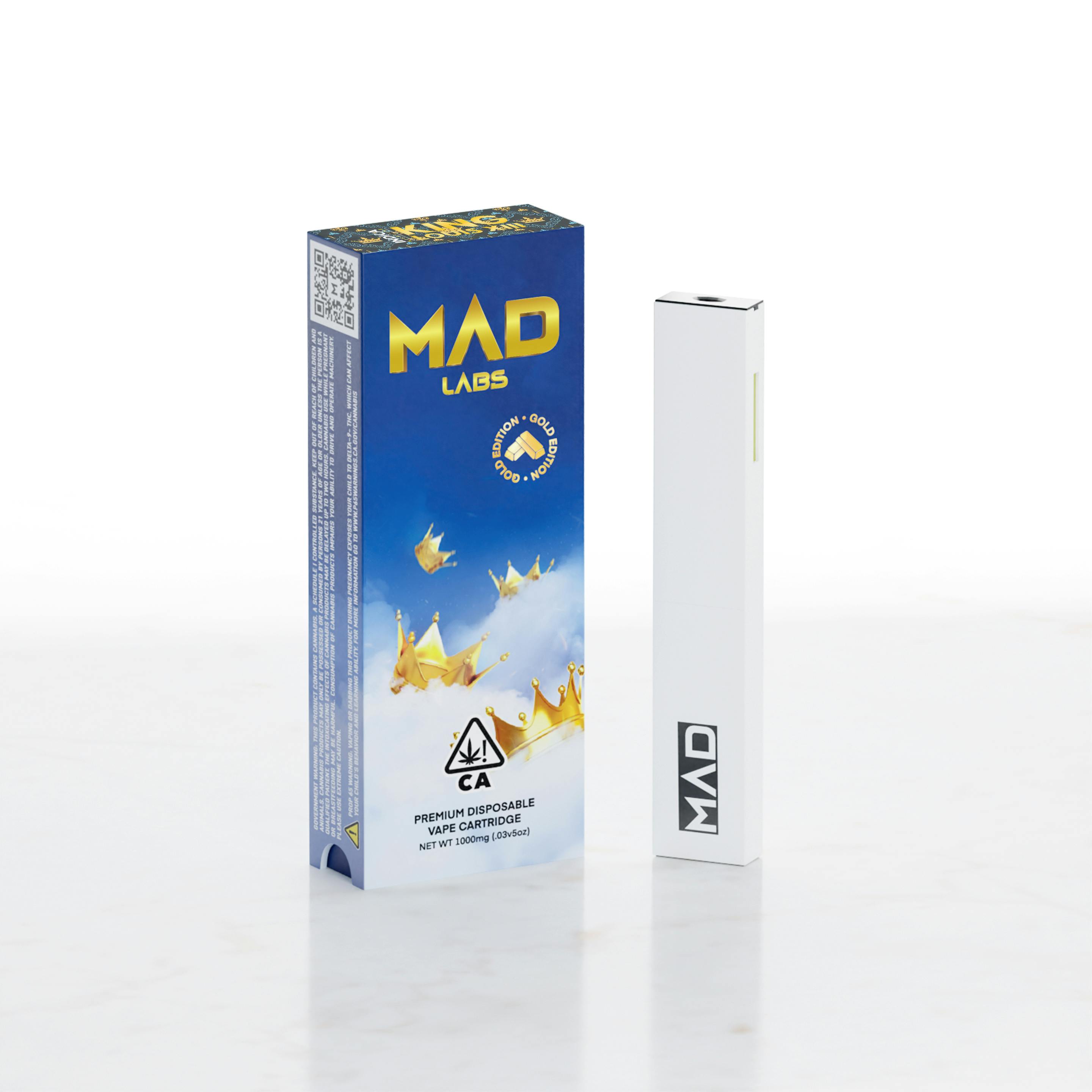 Mad Labs - King Louis XIII - Disposable Gold Edition 1G - image 1