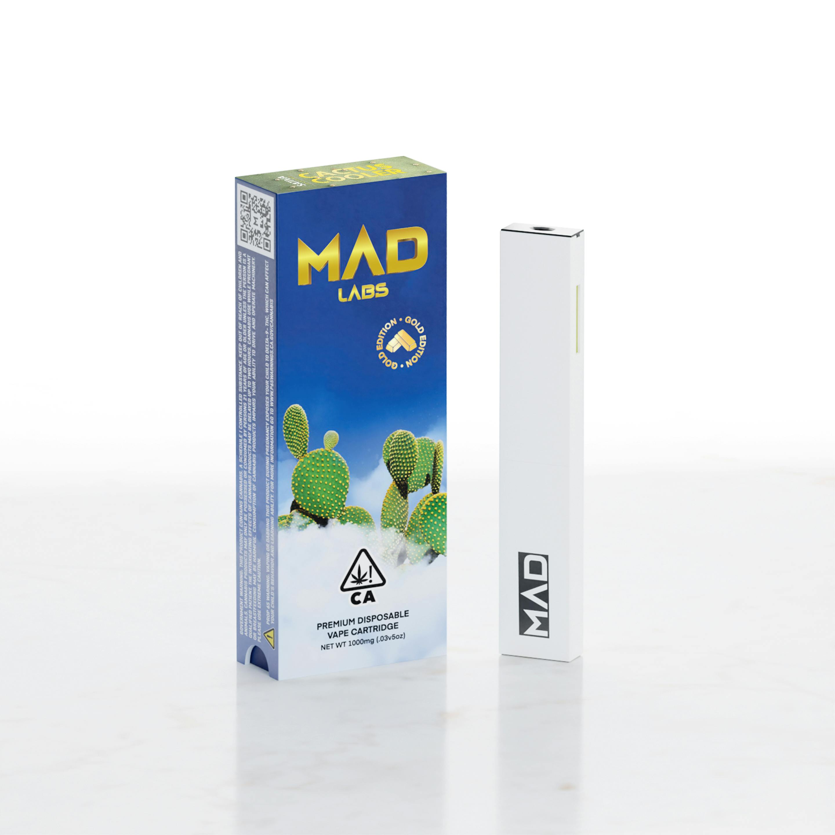 Mad Labs - Cactus Cooler - Disposable Gold Edition 1G - image 1