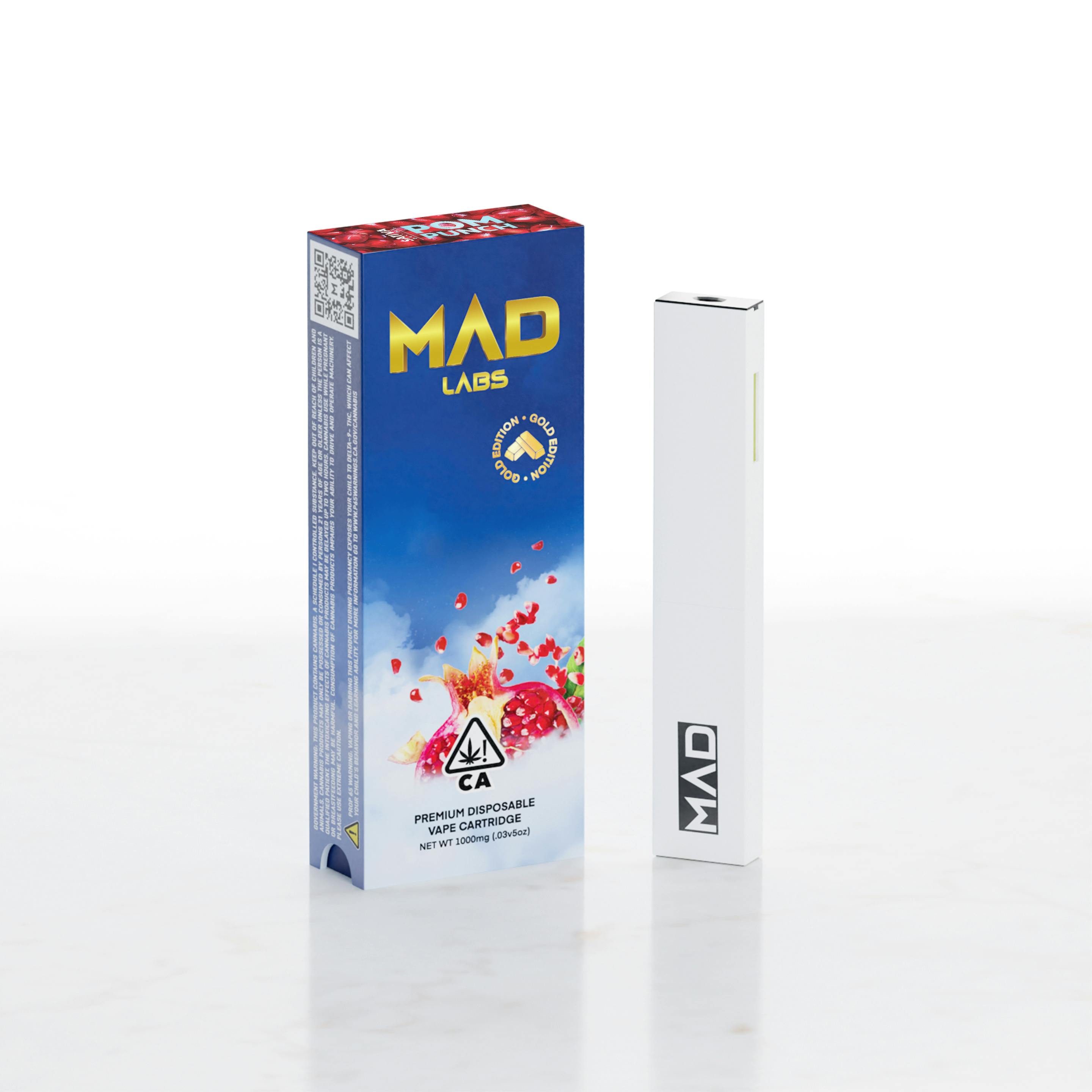 Mad Labs - Pom Punch - Disposable Gold Edition 1G - image 1