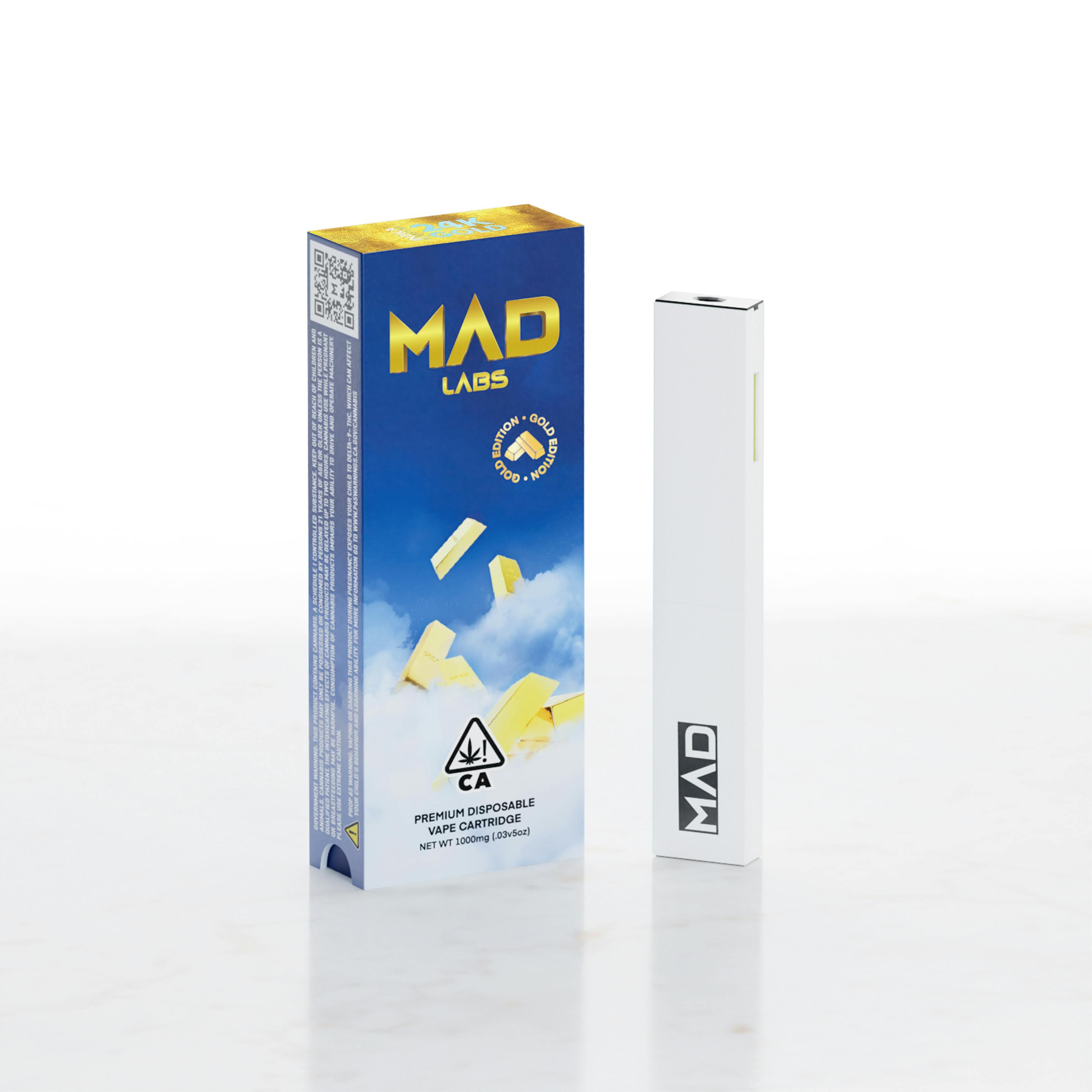 Mad Labs - 24K Gold - Disposable Gold Edition 1G - image 1