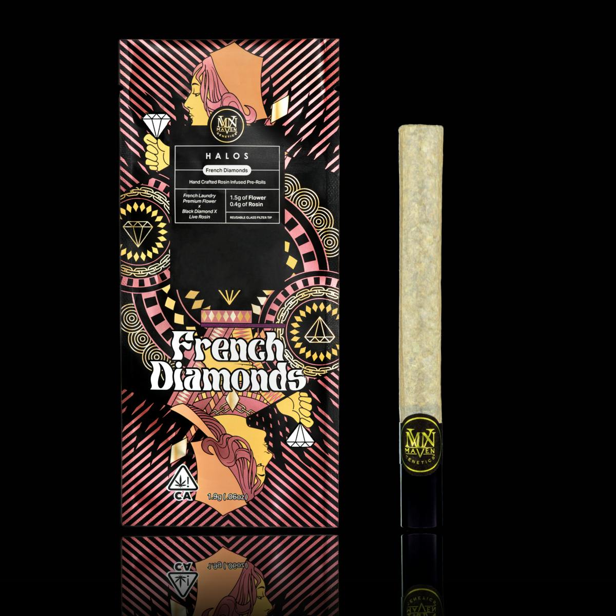 French Diamonds Halo Infused Pre-Roll [1.9g] - image 1