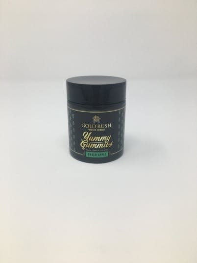 Gold Rush Green Apple Yummy Gummies 100mg-10pk - image 3