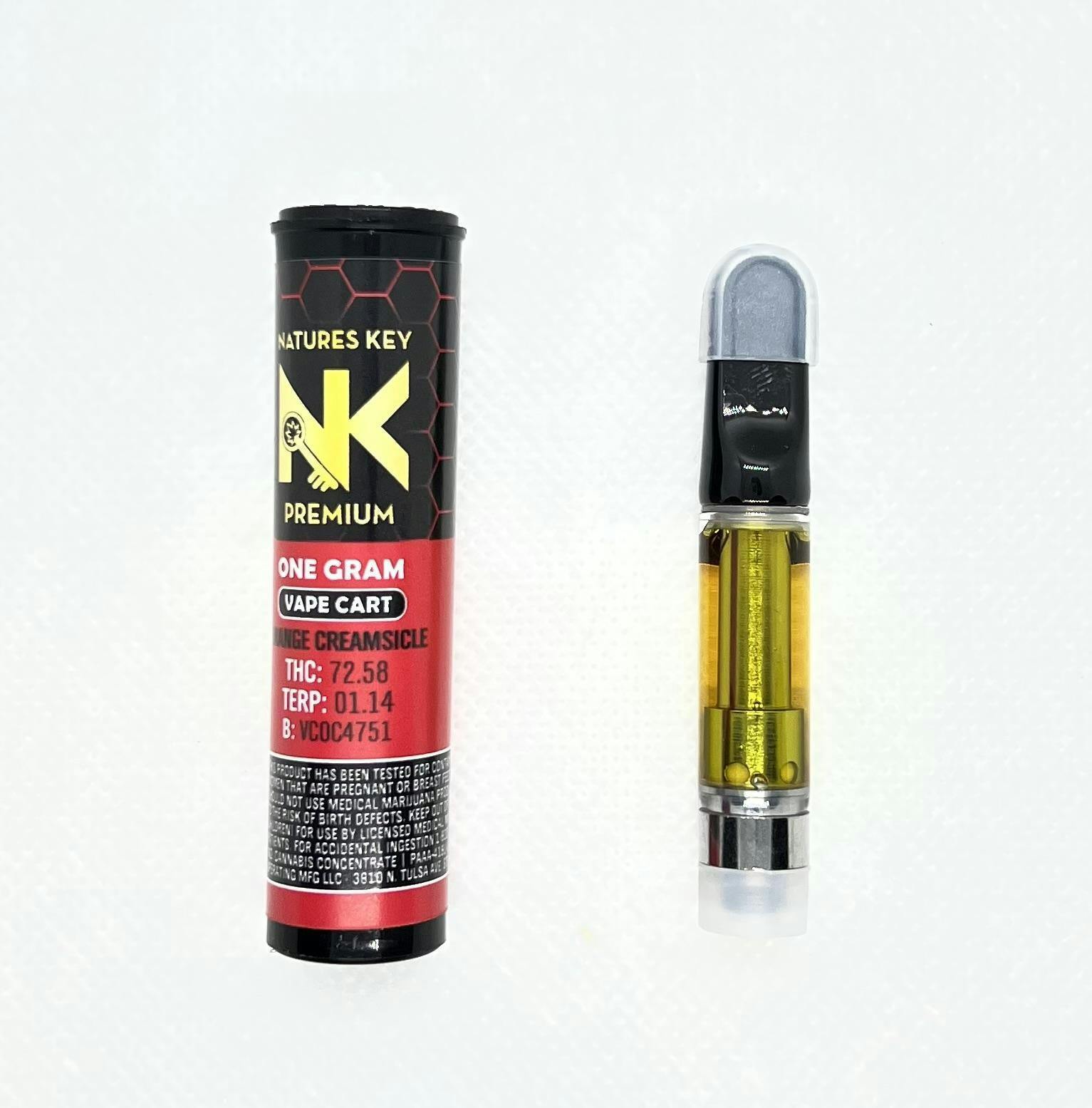 Orange Creamsicle 1g Vape Cart - image 1