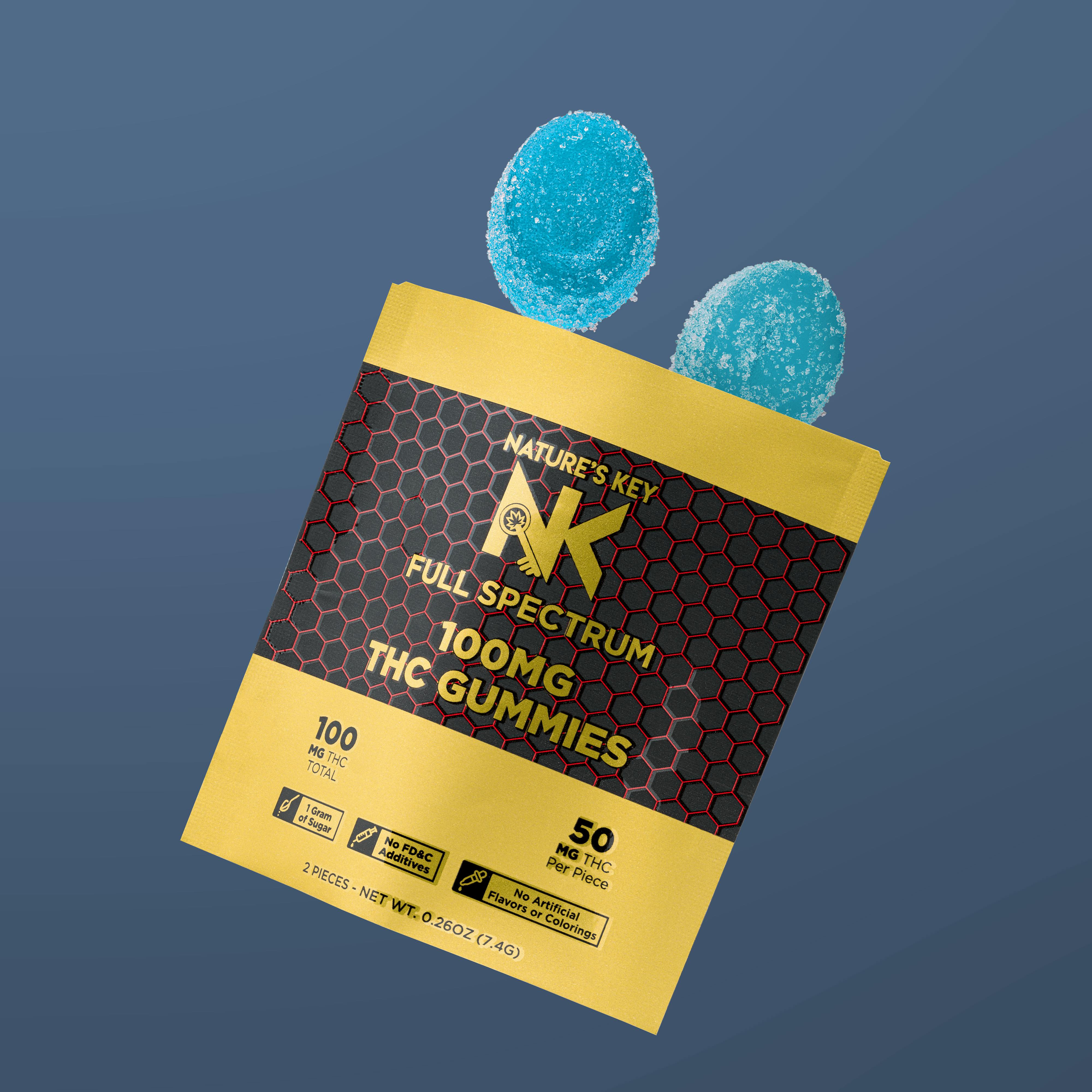 Blue Raspberry Single Serve 100mg - image 1