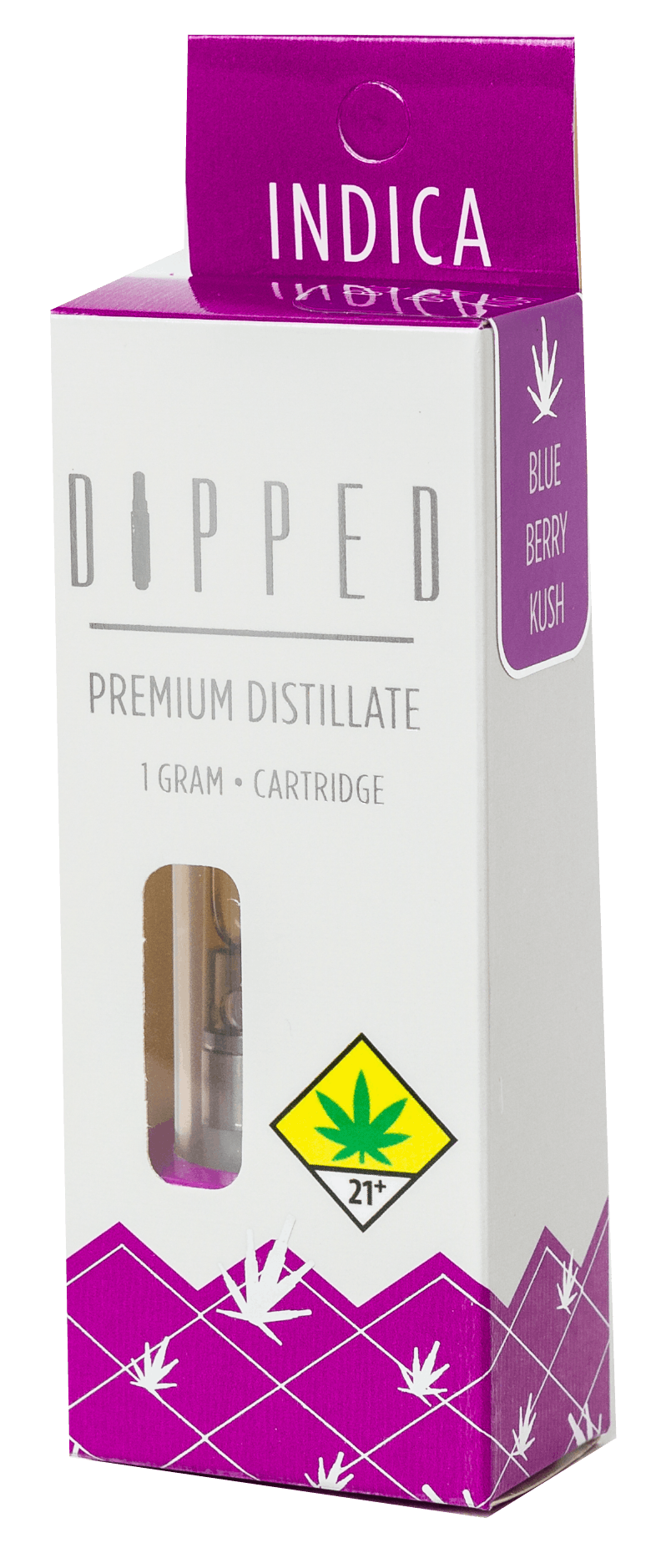 DIPPED Distillate Cartridge- Blueberry Kush - image 1