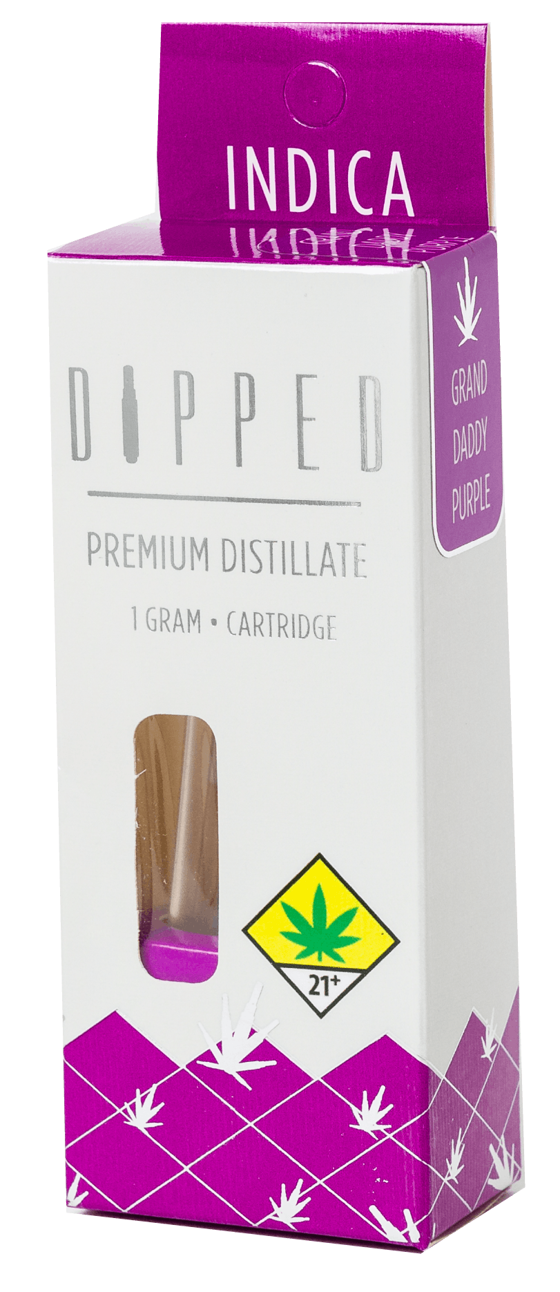 DIPPED Distillate Cartridge- Grand Daddy Purple - image 1