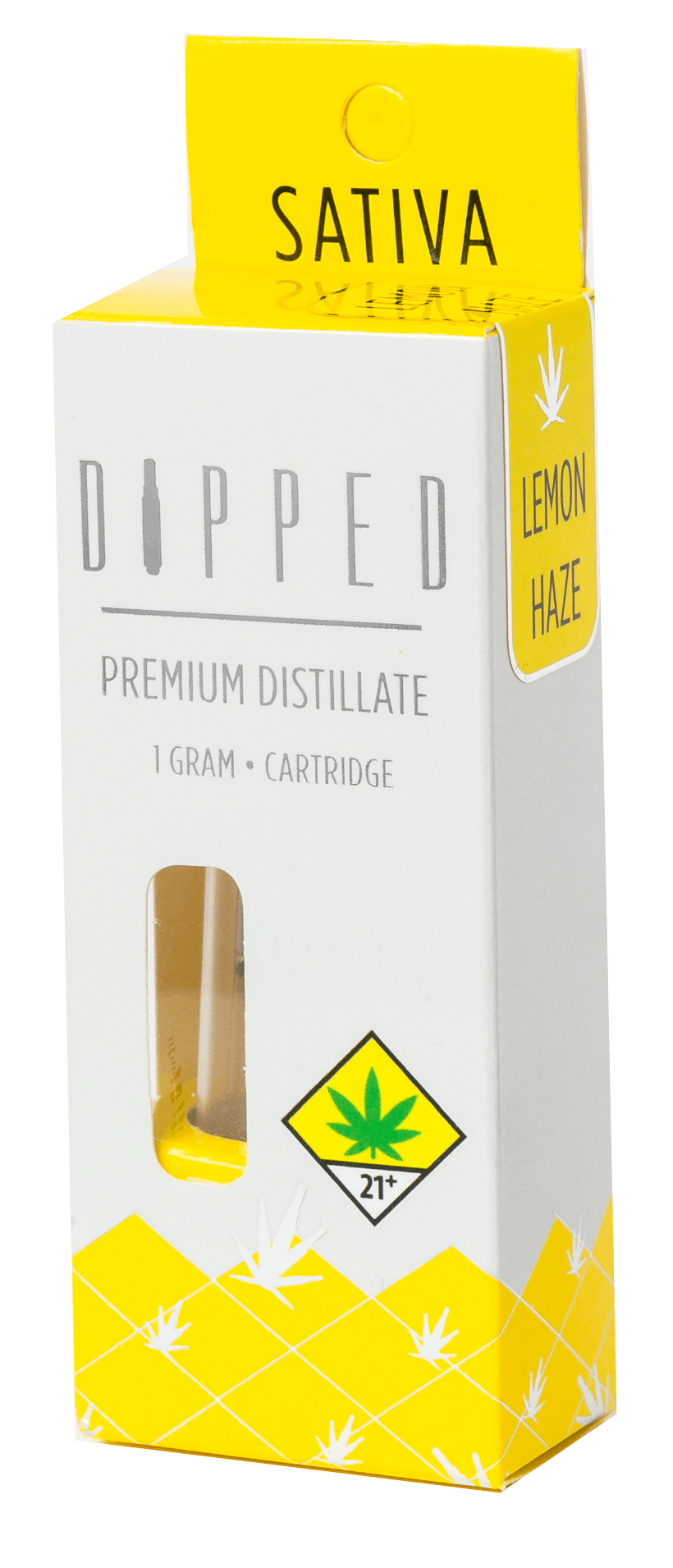 DIPPED Distillate Cartridge- Lemon Haze - image 1