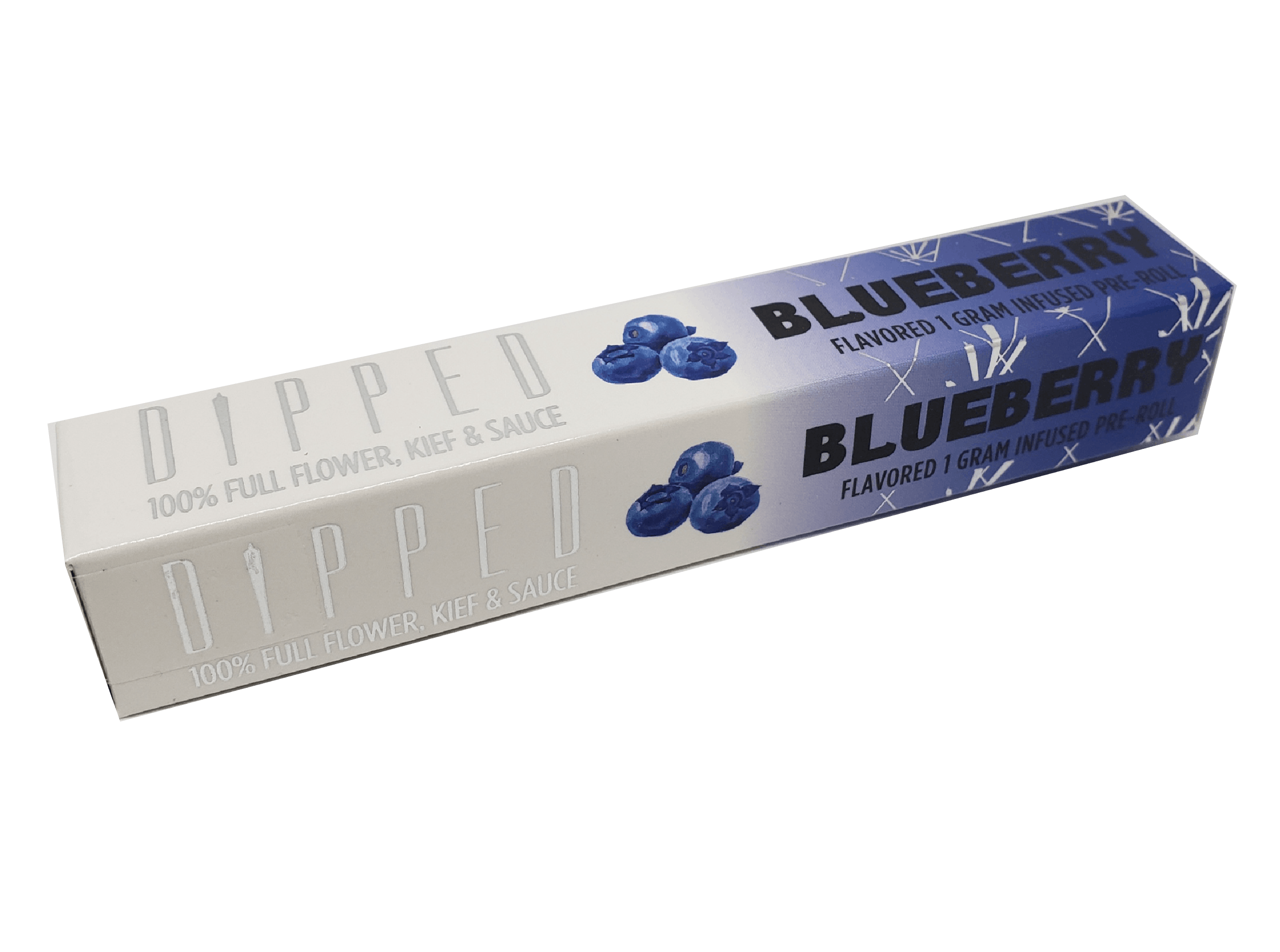 DIPPED Flavored Infused Pre-Roll 1G Blueberry - image 1