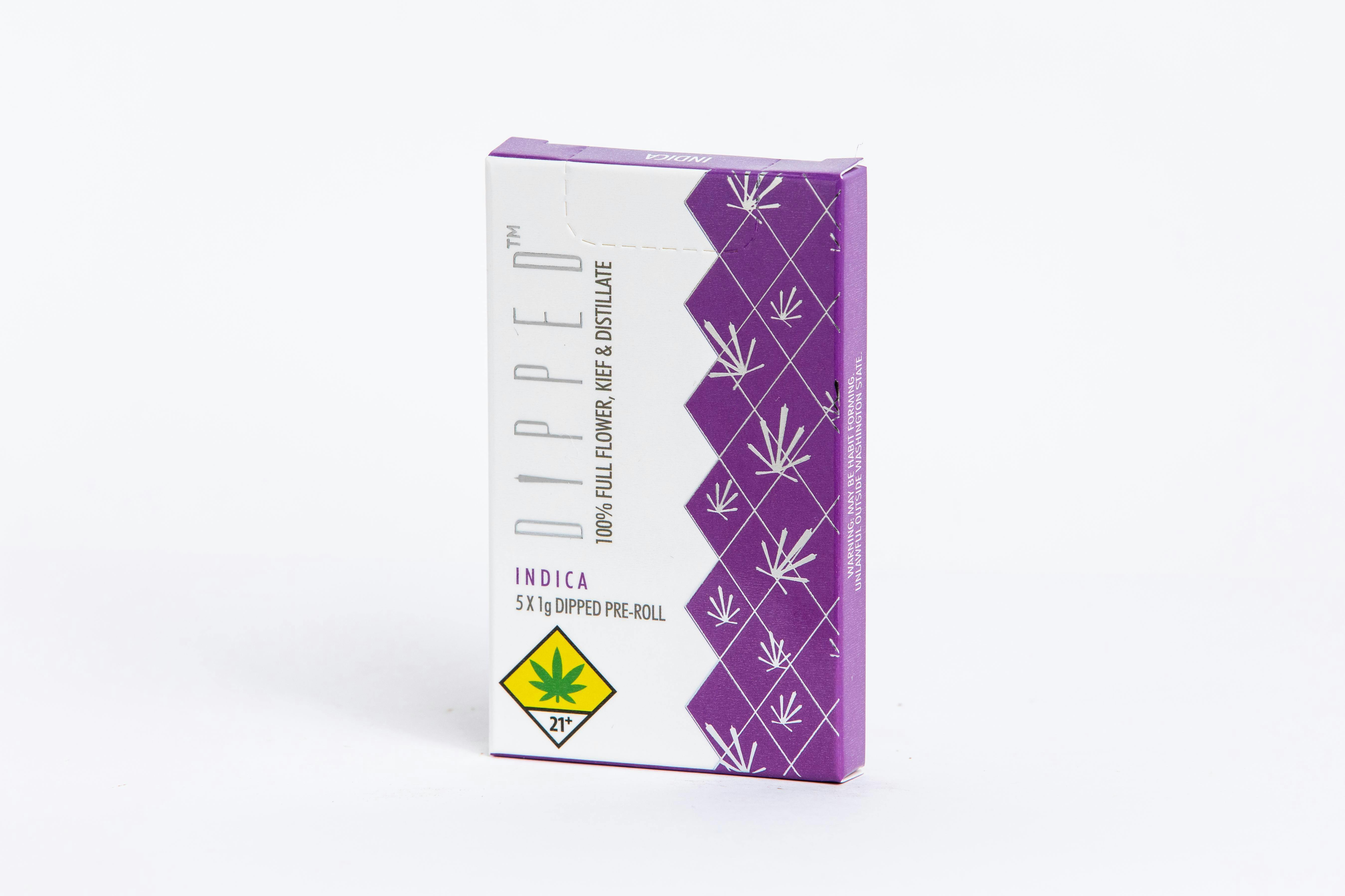 DIPPED Infused Pre-Roll 1G - Tahoe OG (5 PACK) - image 1
