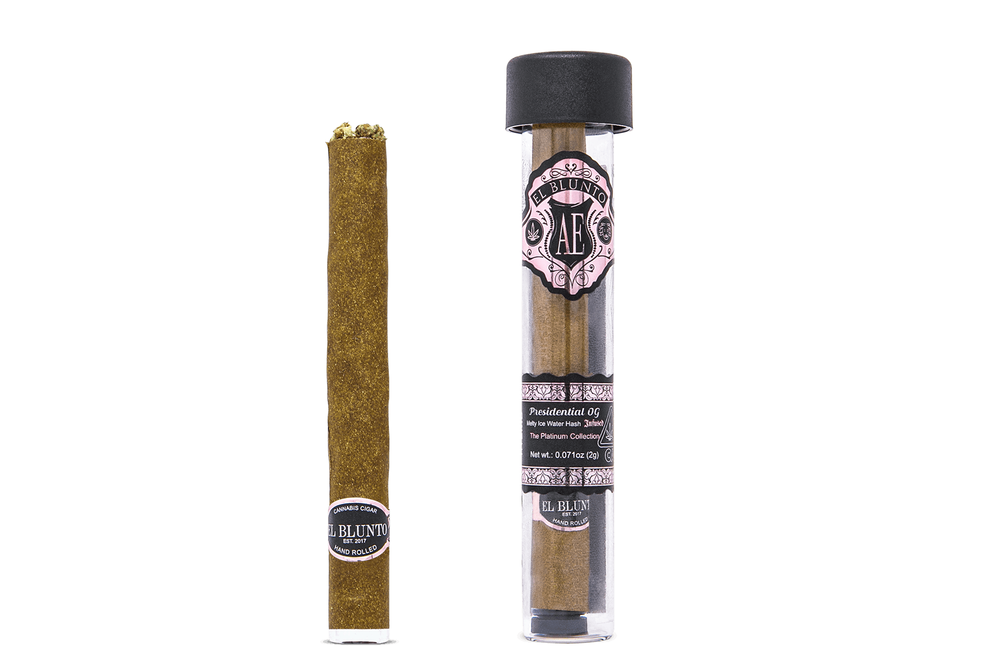 El Blunto - Presidential OG - 2G Cannabis Cigar - Hash Infused [Blunt] - image 1
