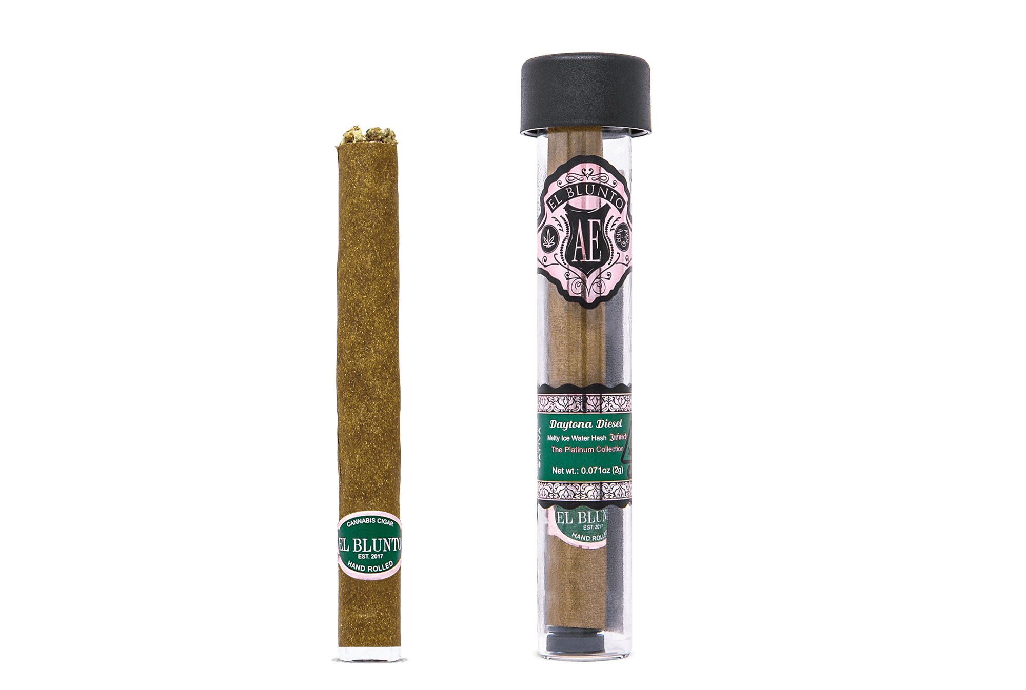 El Blunto - Daytona Diesel - 2G Cannabis Cigar - Hash Infused [Blunt] - image 1