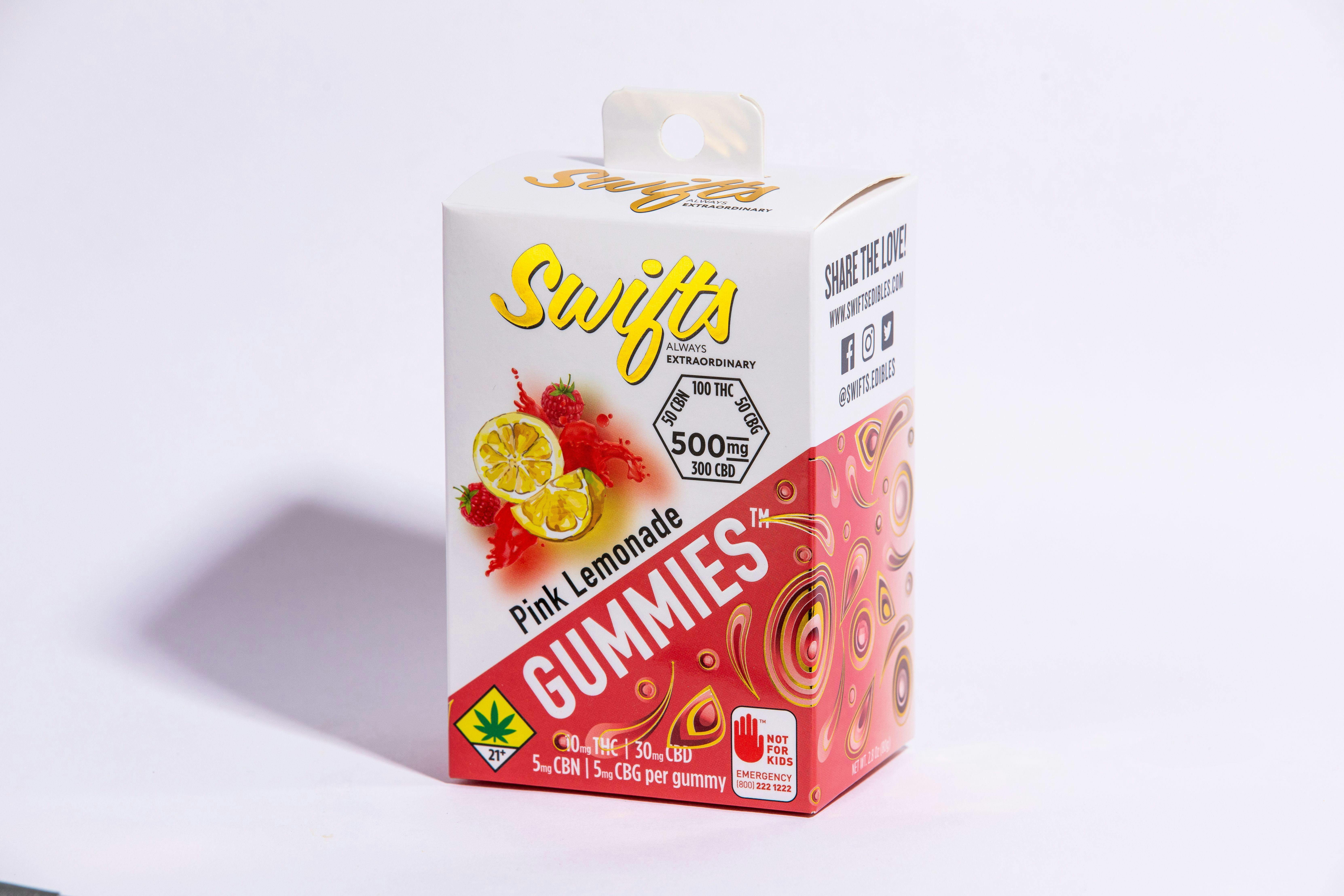 Swifts Gummies Pink Lemonade MAX 500MG - image 1