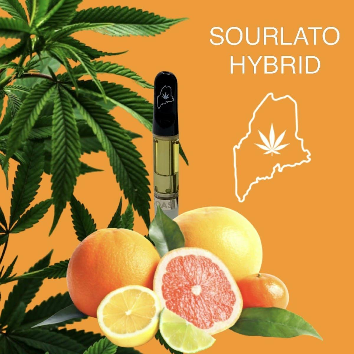 High Coast 1G THC Cartridge - Sourlato (Hybrid) - image 1