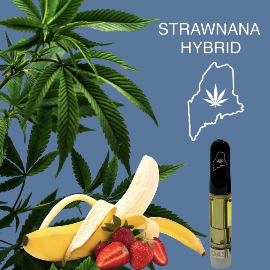 High Coast 1g THC Cartridge - Strawnana (Hybrid) - image 1