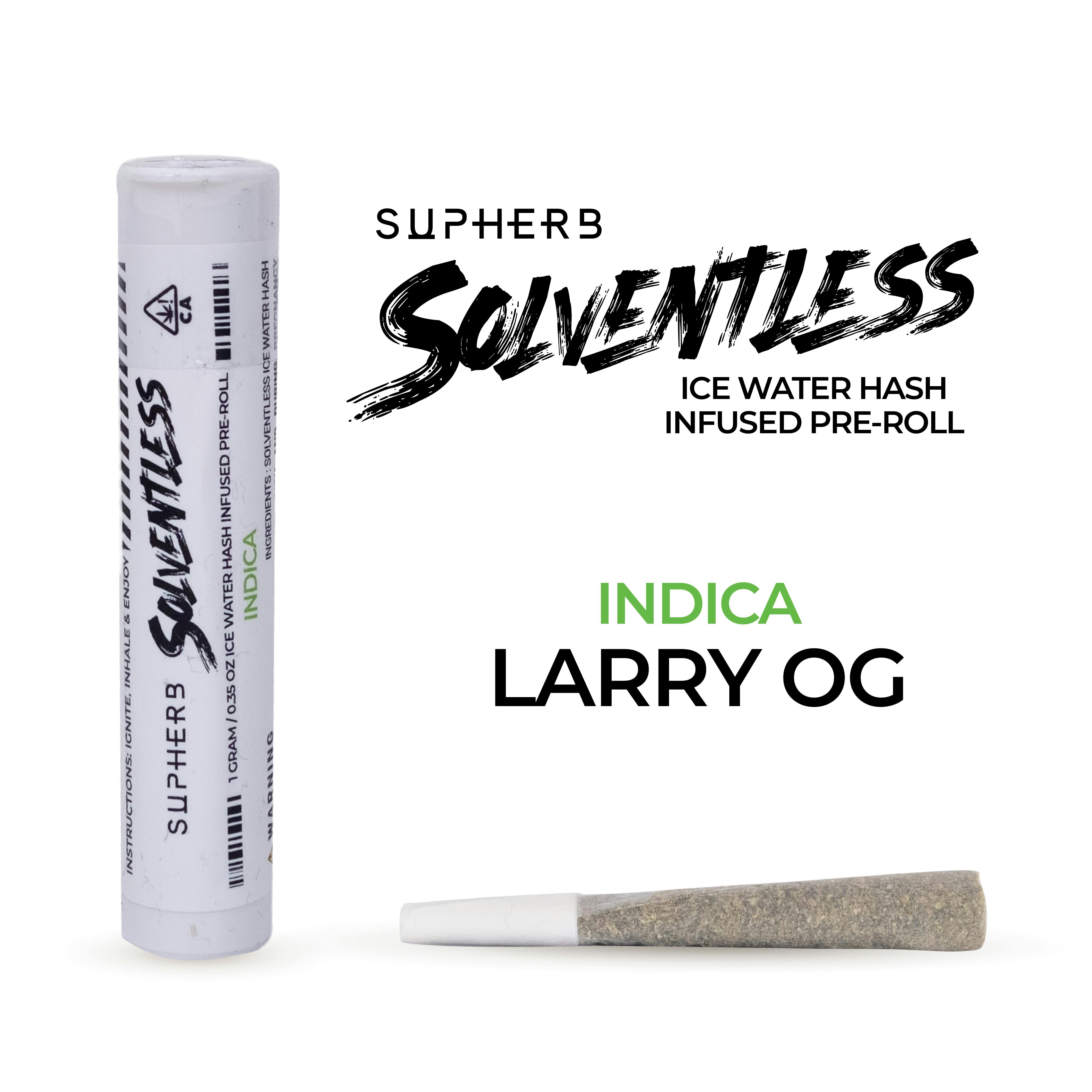 Supherb - Larry Og Indica Rosin Preroll 1g - image 1