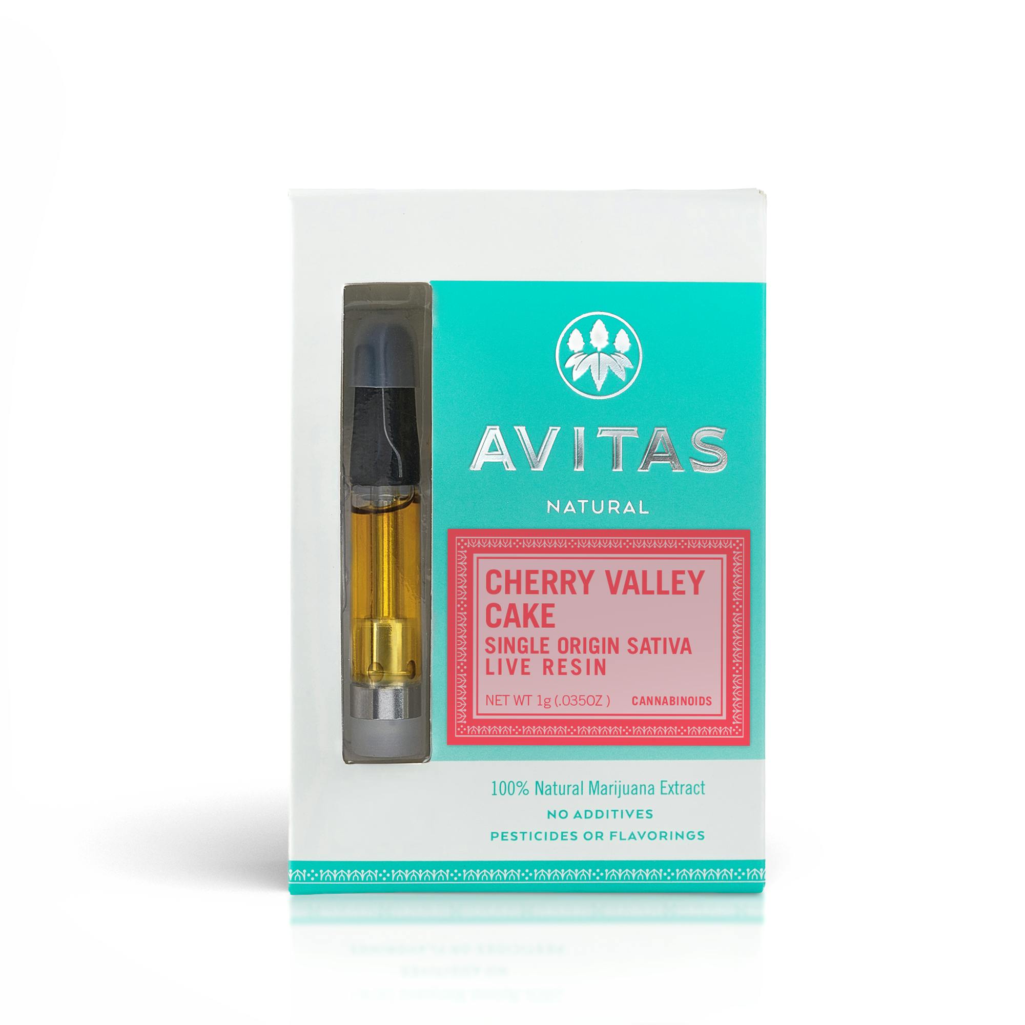 Cherry Valley Cake Live Resin Cartridge 1g - image 1