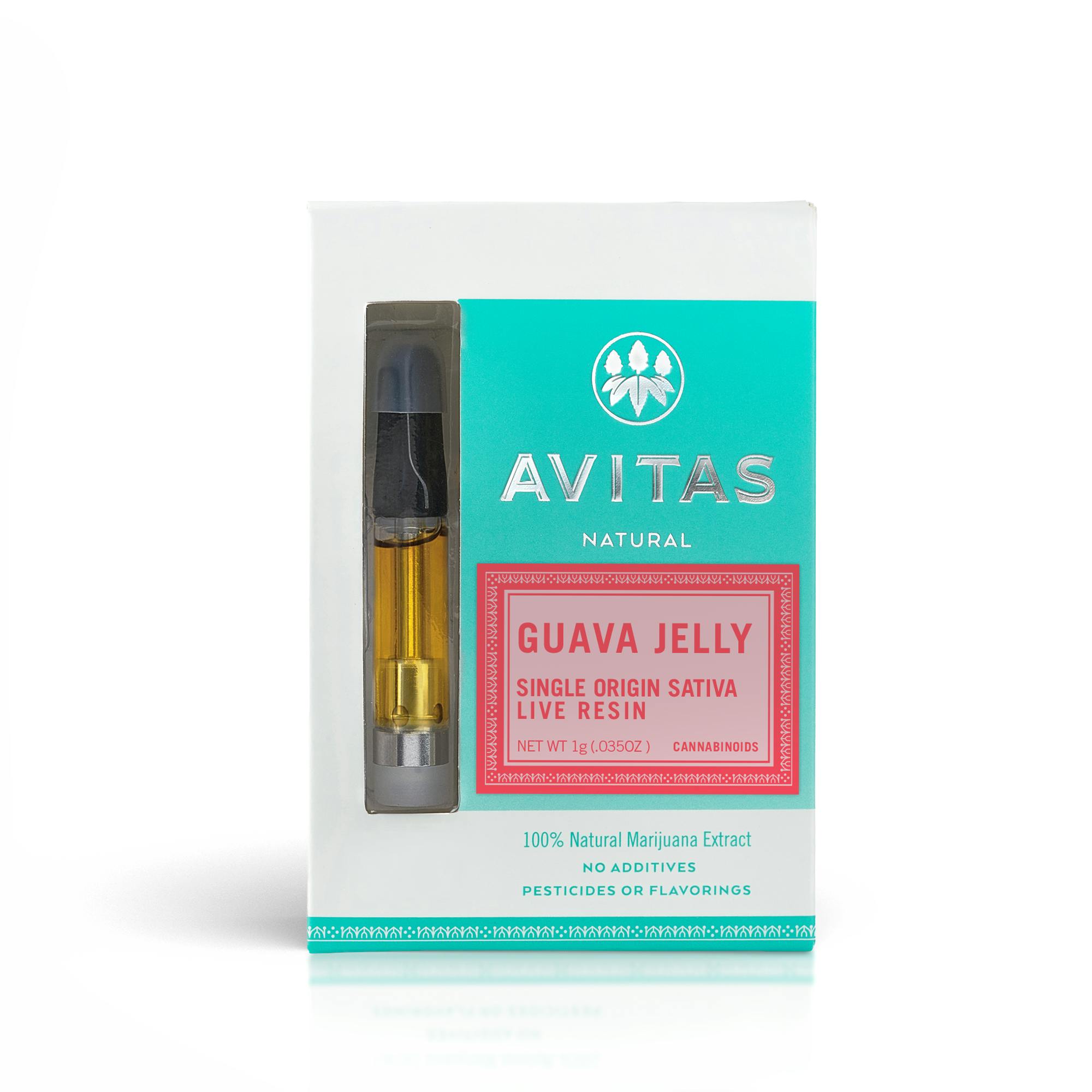 Guava Jelly Live Resin Cartridge 1g - image 1