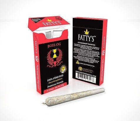 Boss OG - Fatty's Pre-Rolls 3pk (3g total) - image 1