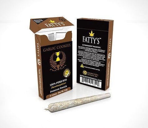 Garlic Cookies - Fatty's Pre-Rolls 3pk (3g total) - image 1