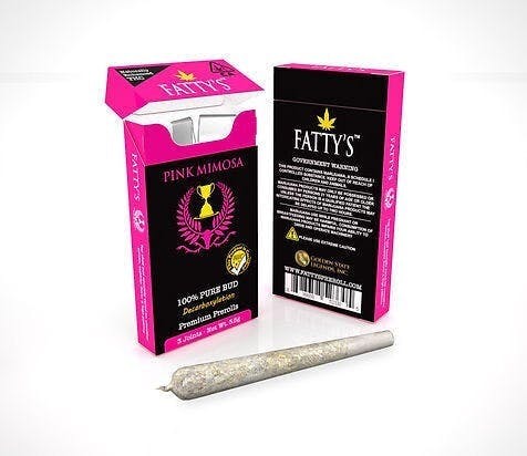 Pink Mimosa - Fatty's Pre-Rolls 3pk (3g total) - image 1