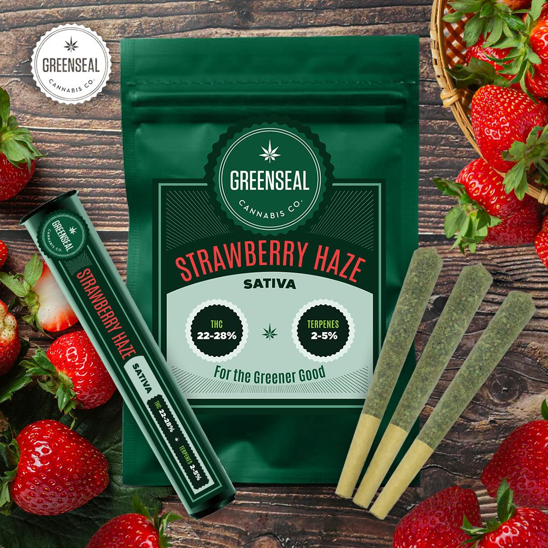 Strawberry Haze - 10x0.35g Pre-Rolls - Alberta - image 2