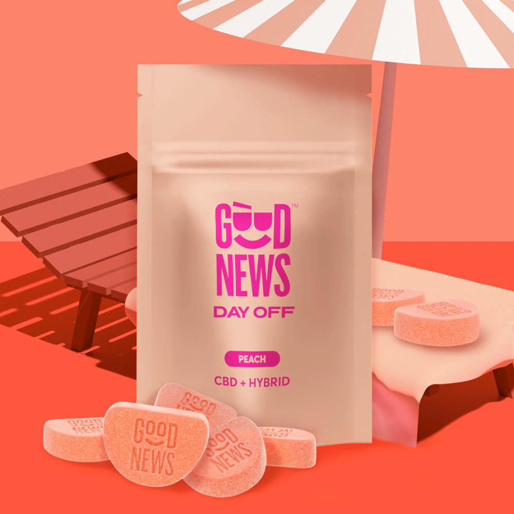 Good News Day Off 1:1 Gummies 200mg (20ct) - image 1