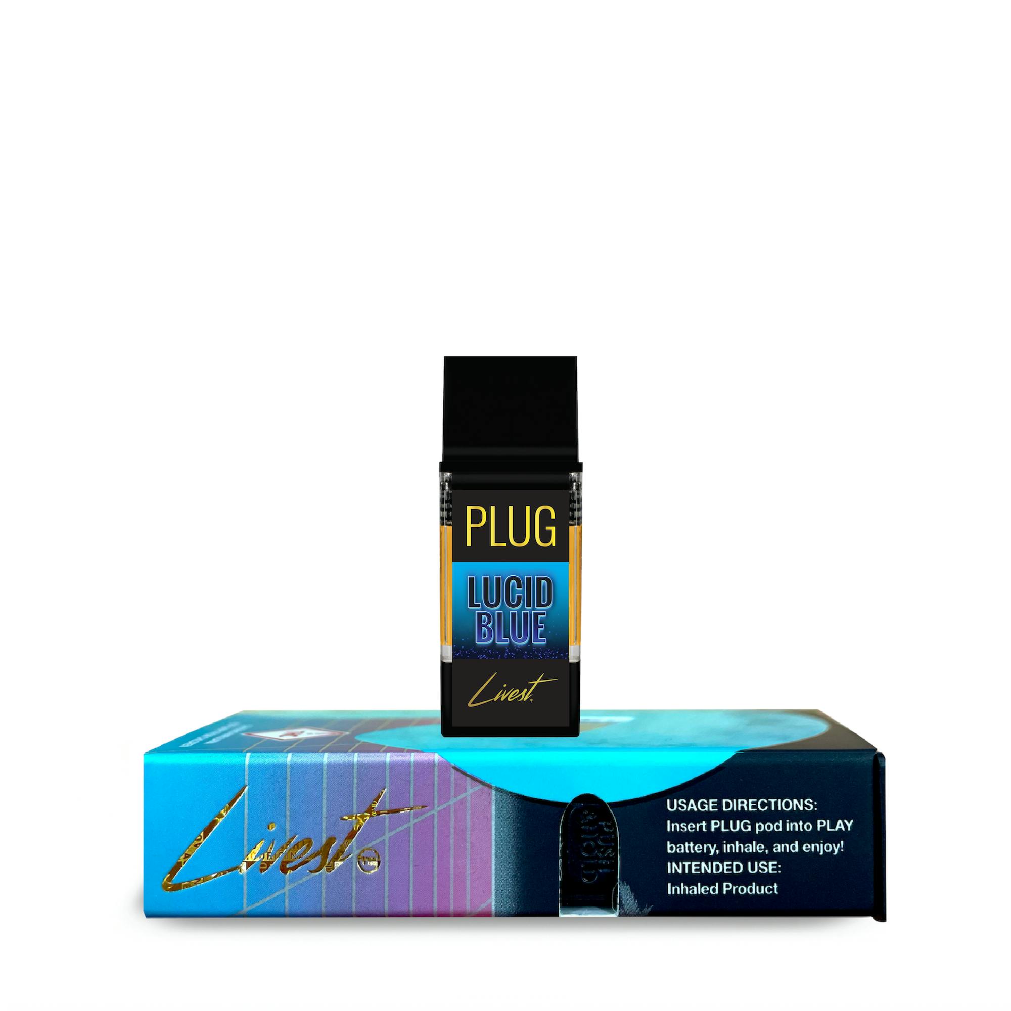 VAPE - 1g PLUG™ Colorado Livest: Lucid Blue - image 1