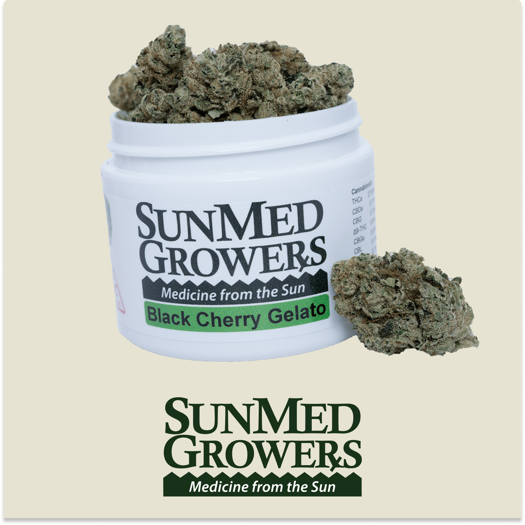 Black Cherry Gelato Flower (3.5g) - image 1