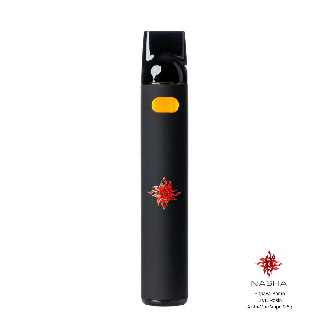 Papaya Bomb Live Rosin Vape Cart 0.5g (Alpenglow) - image 1
