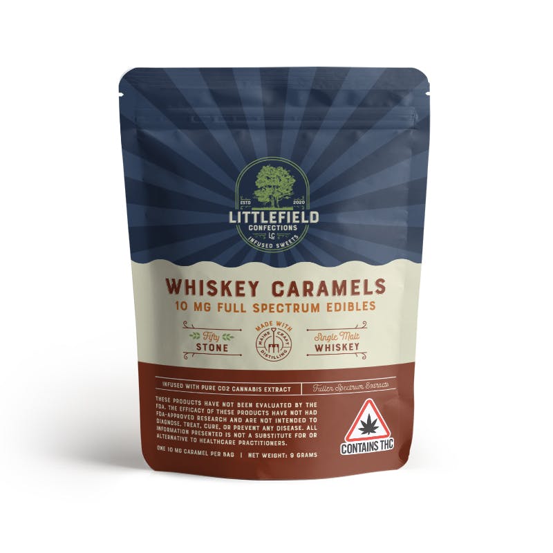 Full Spectrum Whiskey Caramel Sample Bag 10mg Total - image 1