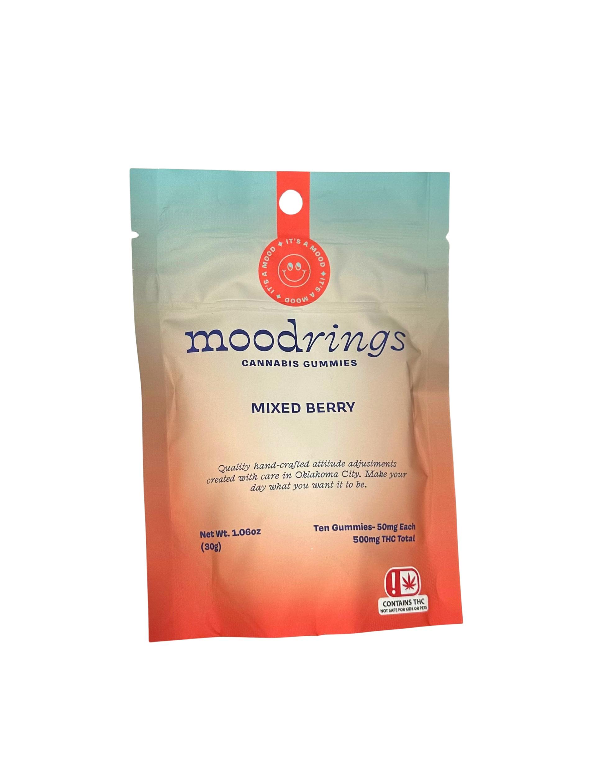 Mood Rings Gummies - 500mg - Mixed Berry - image 1