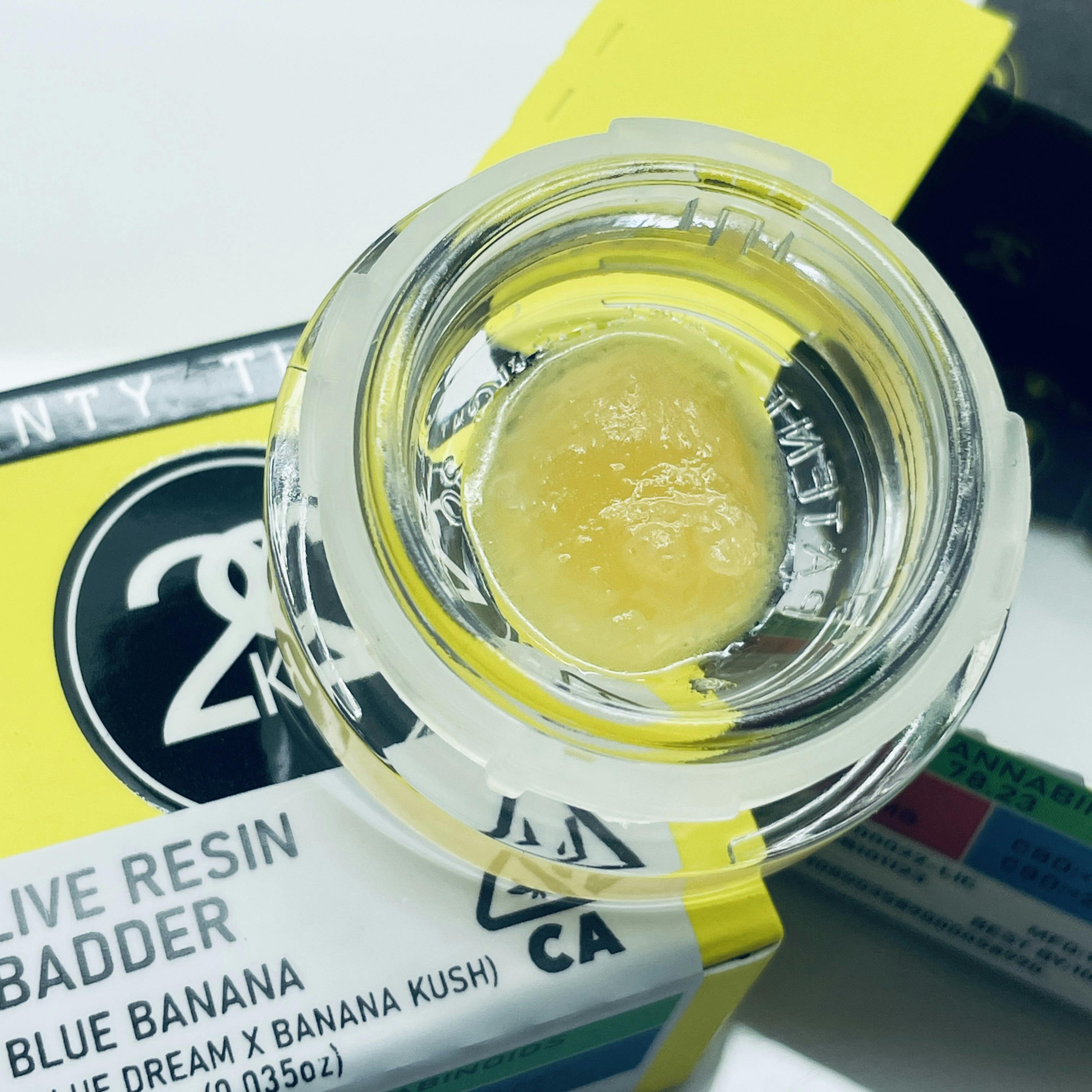 22K - Blue Banana - Live Resin Badder - 1 Gram - image 2