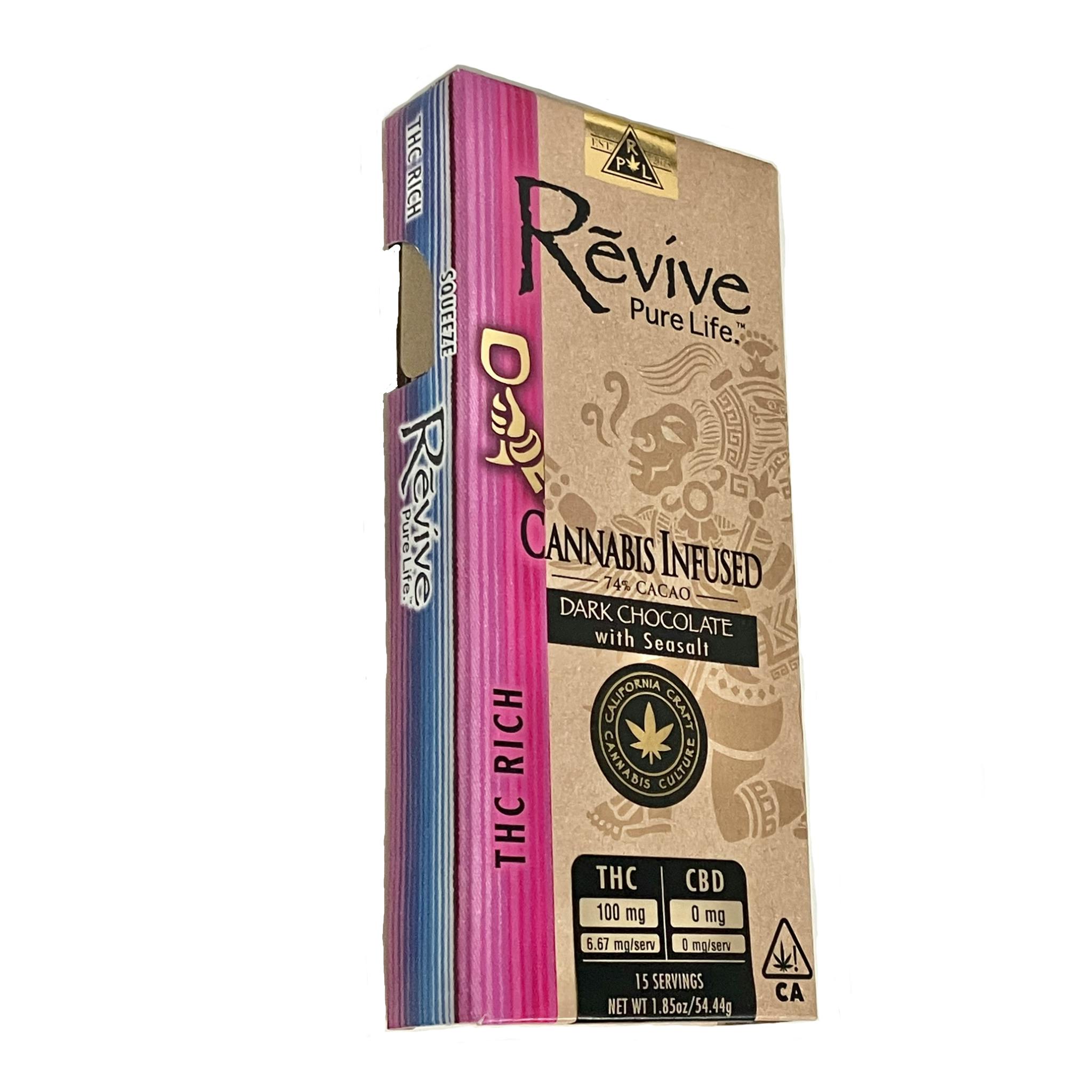 Rosin Infused Vegan Dark Chocolate with Sea Salt (74% Cacao & 100 mg THC) - image 2